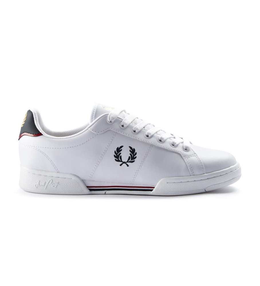Fred Perry für Herren. B6311-567 Lederturnschuhe B721 weiß (41), Wohnung, Schnürsenkel, Lässig