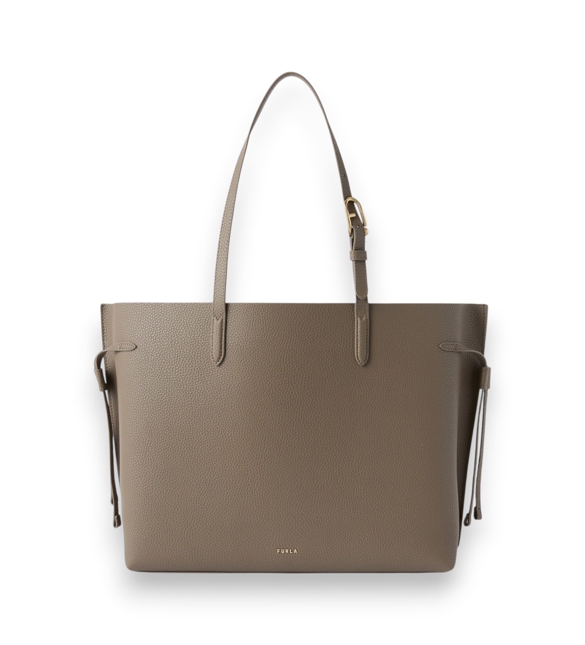 Furla für Damen. WB02001-BX4329 Große graue Lederhandtasche Ava (OSFA), Lässig
