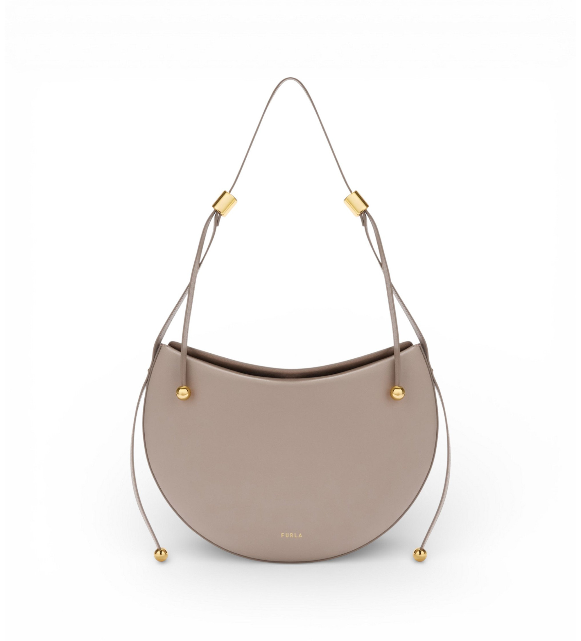 Furla für Damen. WB01868-BX3104 Mondstein taupefarbene Tasche (OSFA), Lässig, Leder