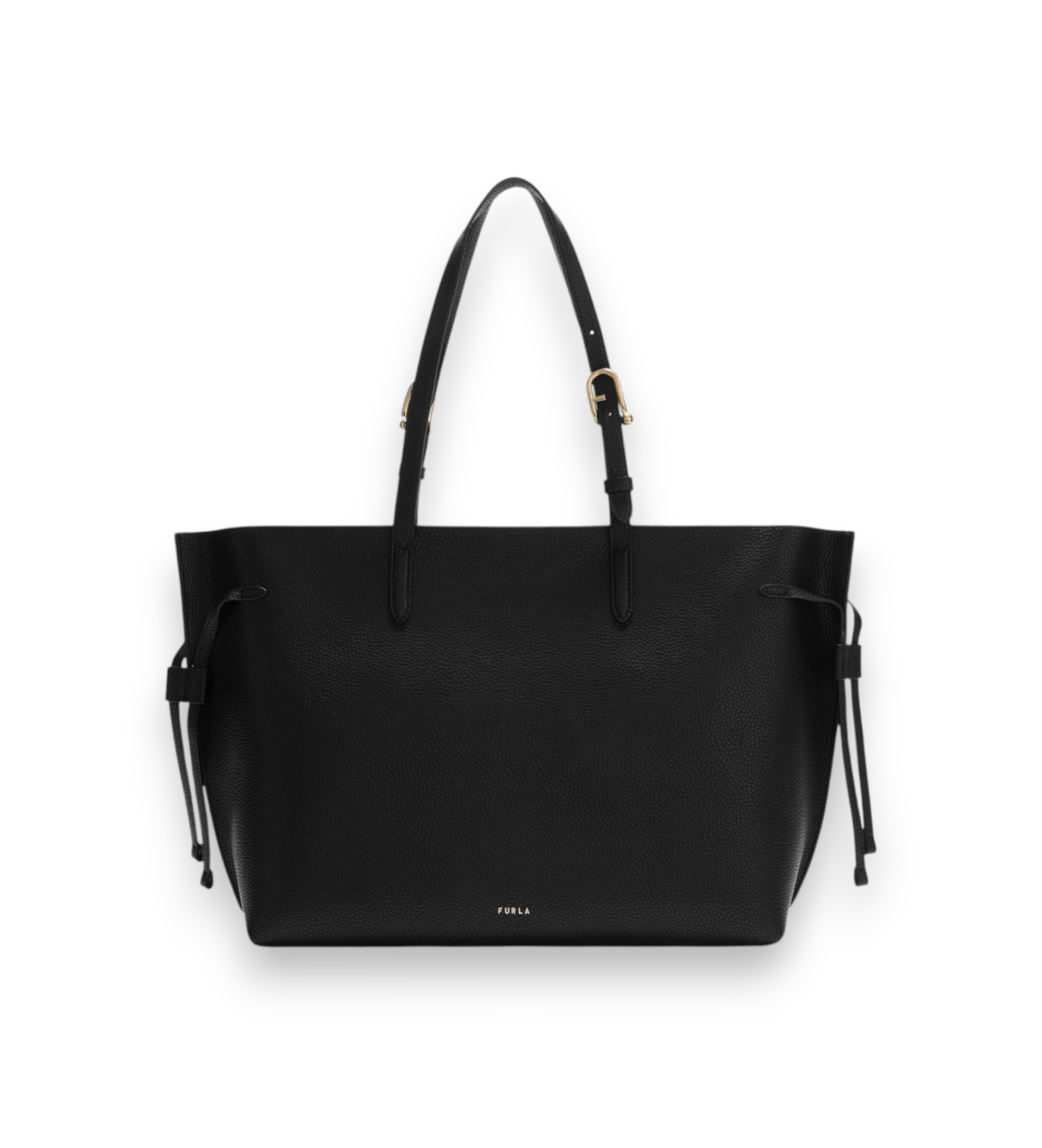 Furla für Damen. WB02059-BX4329 Leder Tote Ava groß schwarz (OSFA), Lässig