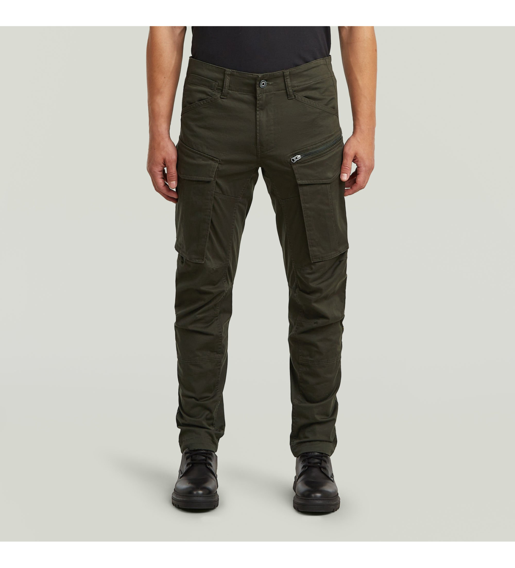G-Star für Herren. D02190-5126-995 Jeans Rovic Zip 3D Regular Tapered Asfalt (31/32), Lässig, Grau, Baumwolle
