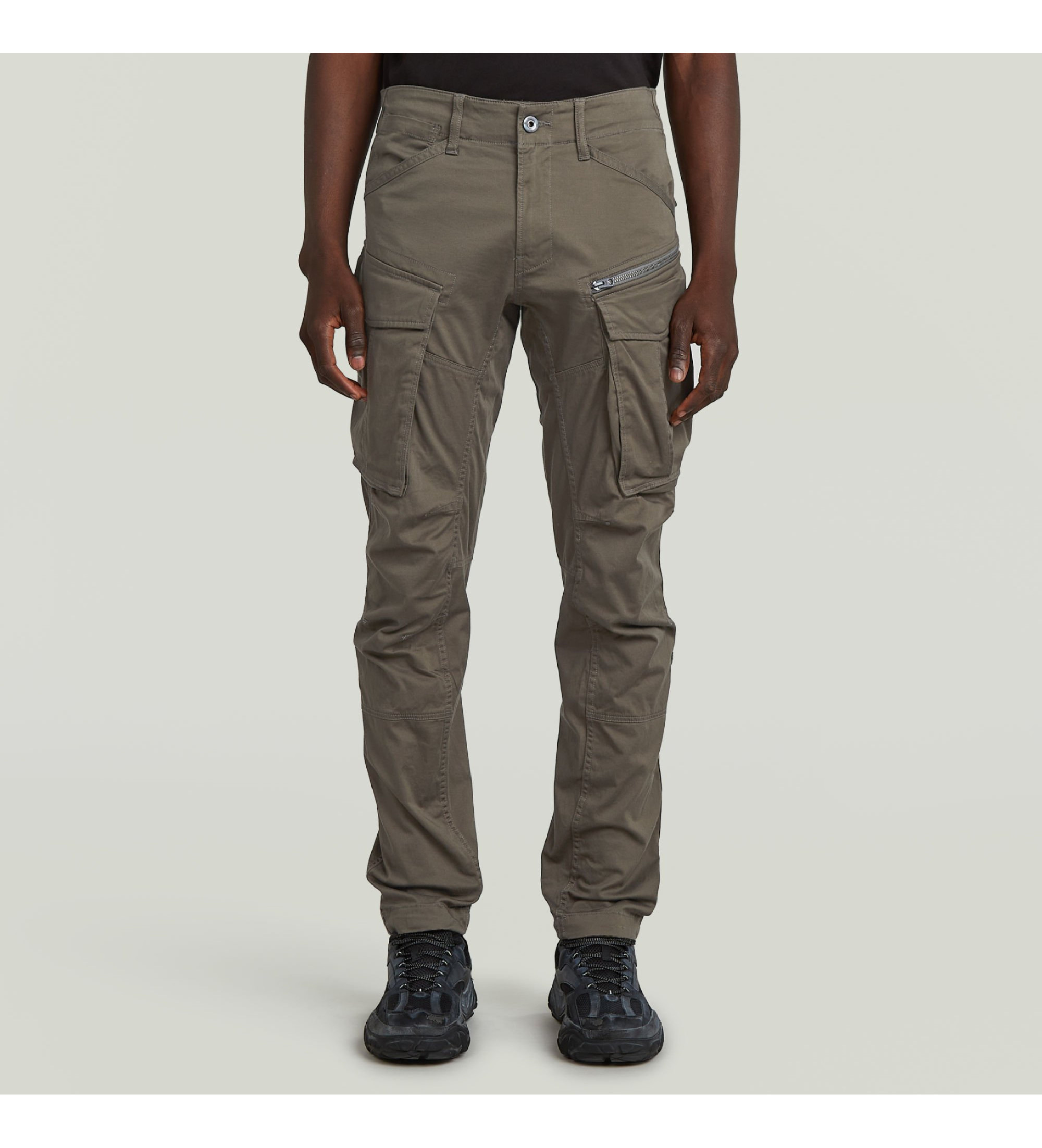 G-Star für Herren. D02190-5126-1260 Rovic 3D Regular Hose grau (34/36), Lässig, Baumwolle