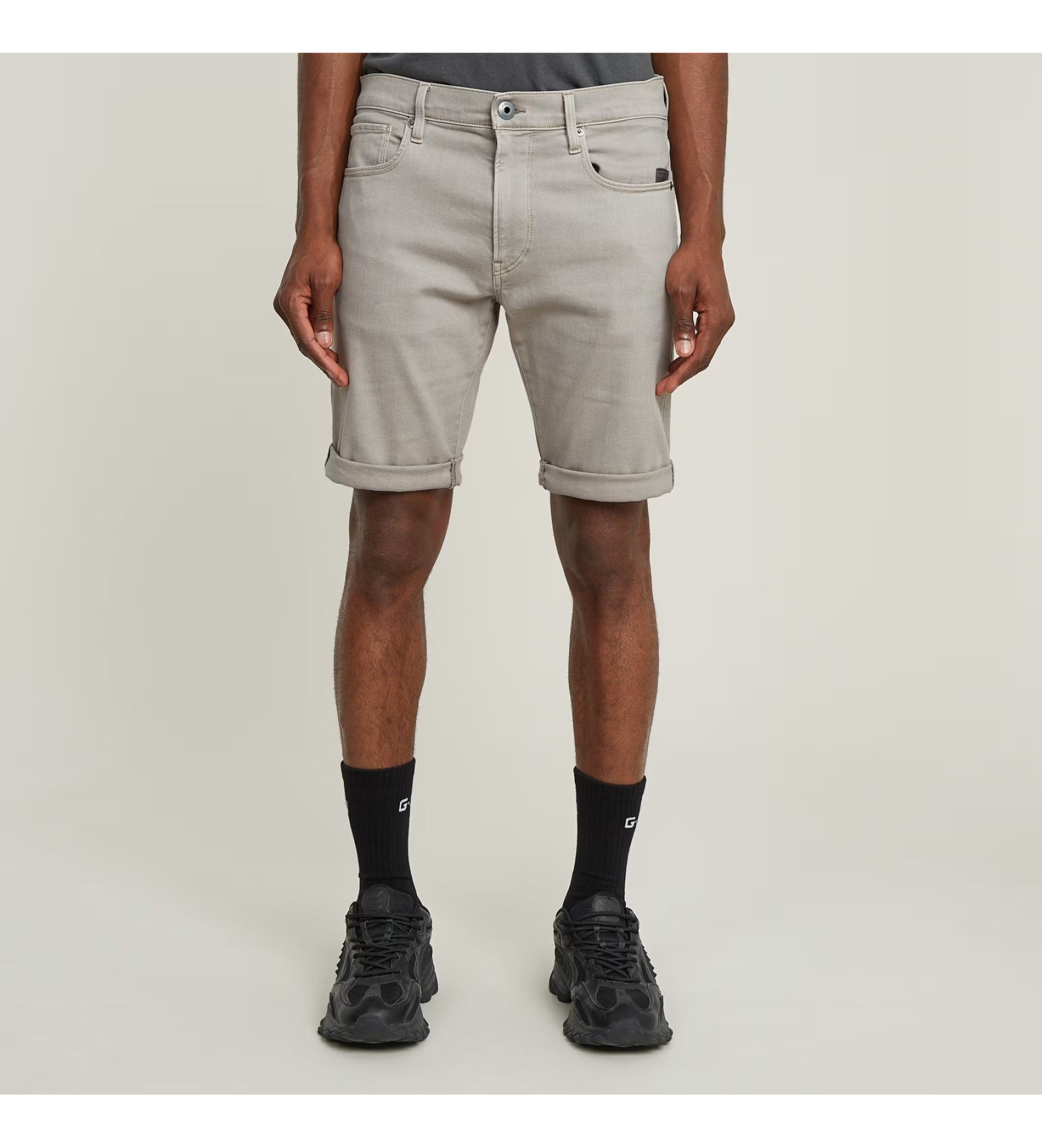 G-Star für Herren. D10481-C258-H120 Shorts 3301 Slim grau (29), Lässig, Baumwolle