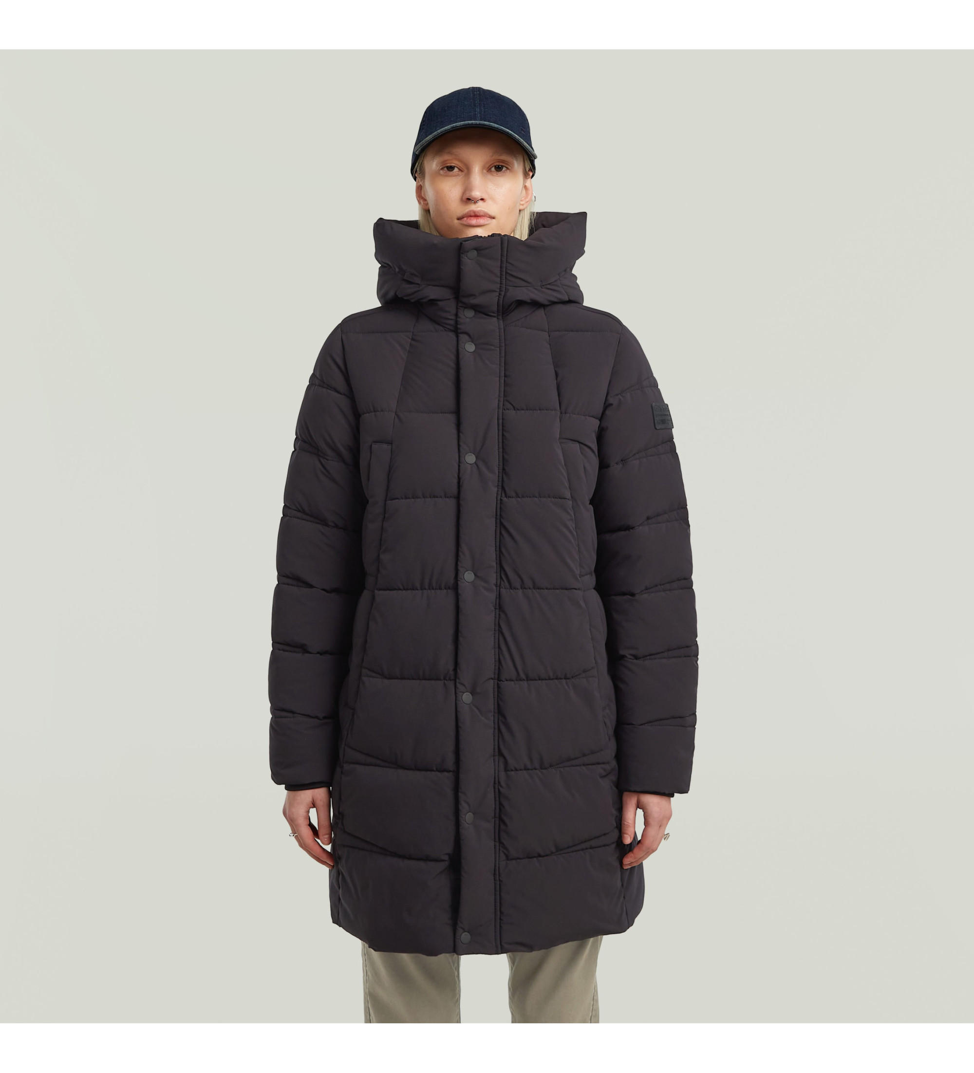 G-Star für Damen. D26961-D518-6484 Whistler Mid Pufferjacke schwarz (S), Lässig, Polyester, Langarm