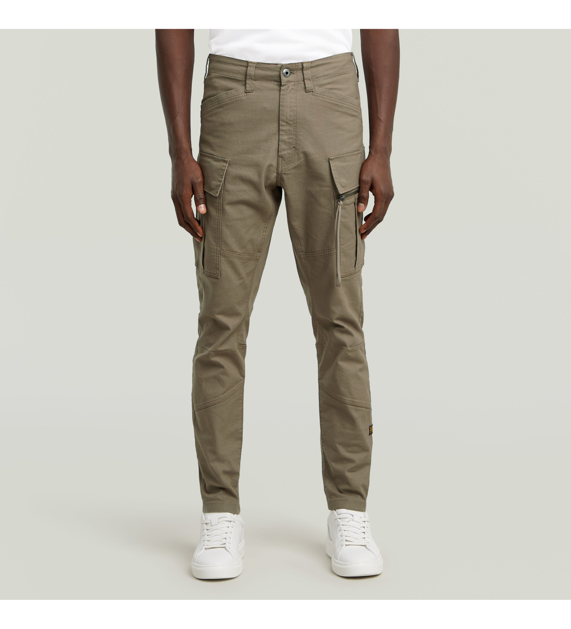 G-Star für Herren. D24307-E172-273 3D Skinny Cargo 2.0 Passform-Hose taupe grün (32/32), Lässig, Baumwolle