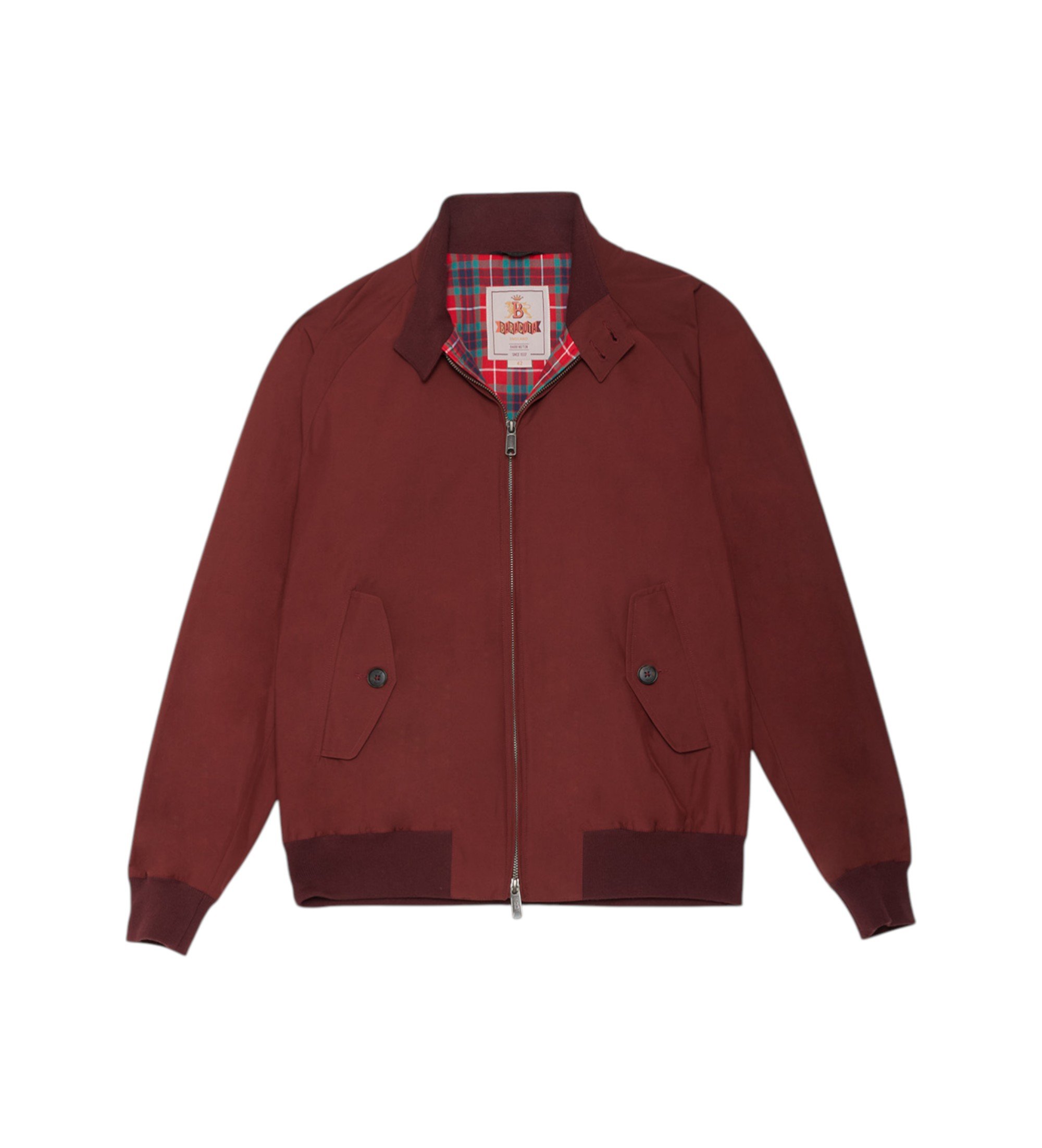 Baracuta für Herren. BRCPS1123BCNYZ Jacke G9 Stoff CZ burgunderrot (S), Lässig, Baumwolle, Bordeaux