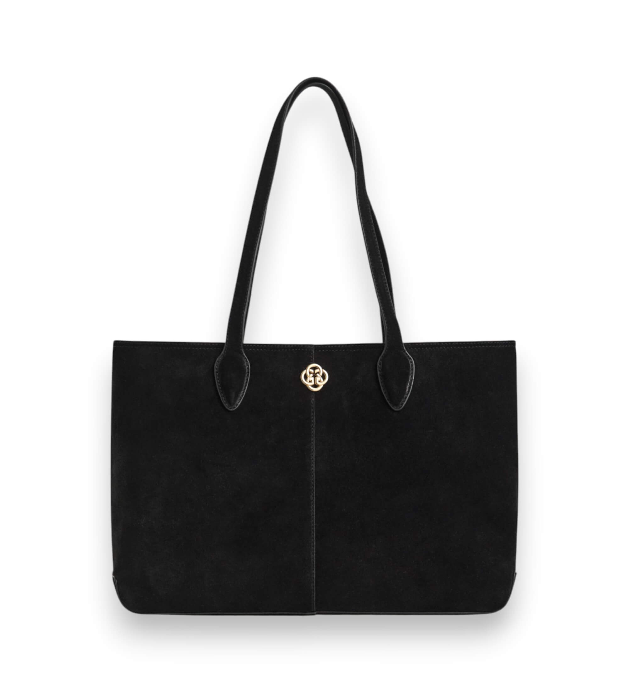 Gant für Damen. 4975153 Schwarze Tote Bag aus Wildleder (OSFA), Lässig