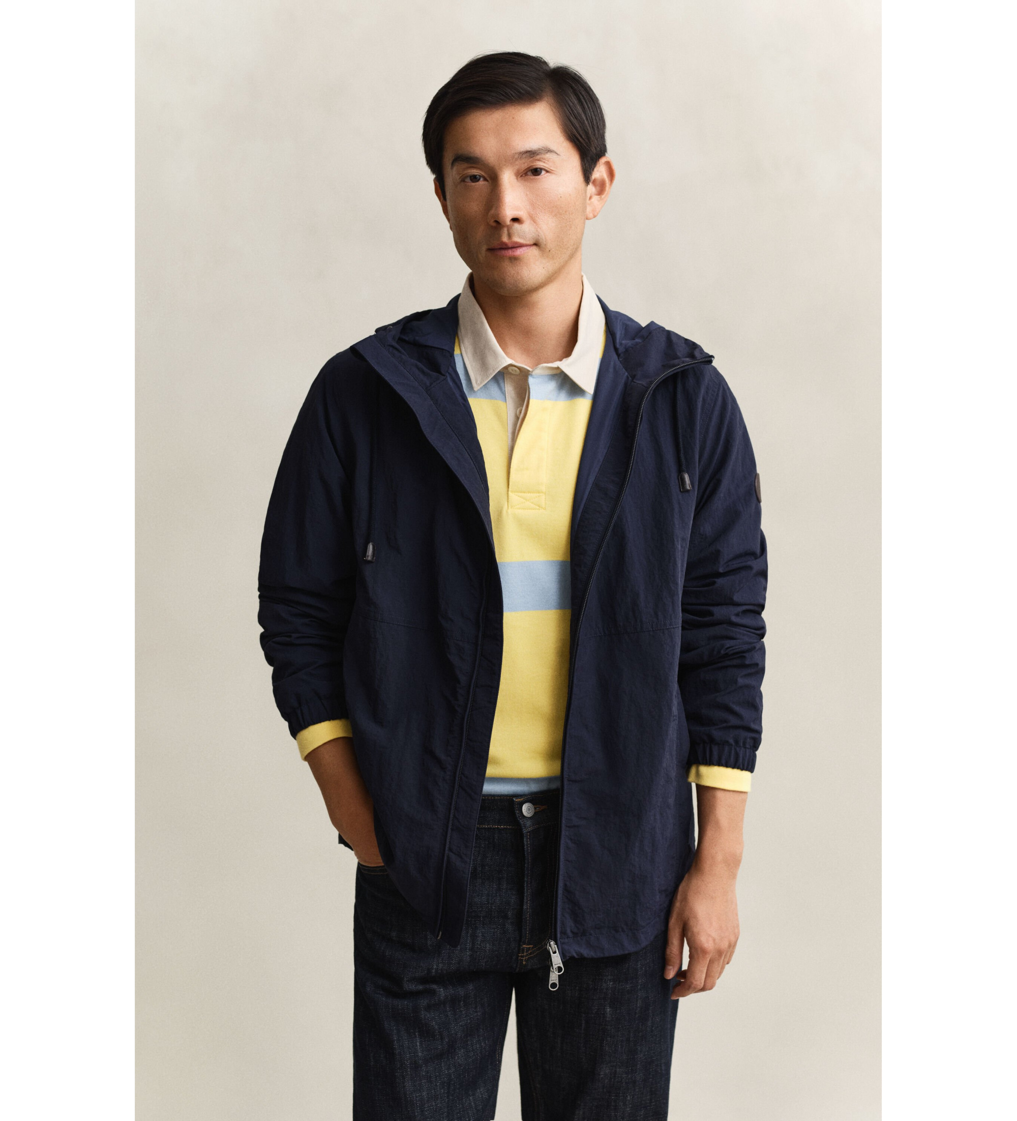 Gant für Herren. 7006607 Windbreaker Jacke navy (M), Lässig, Polyamid, Nachhaltig, Marine