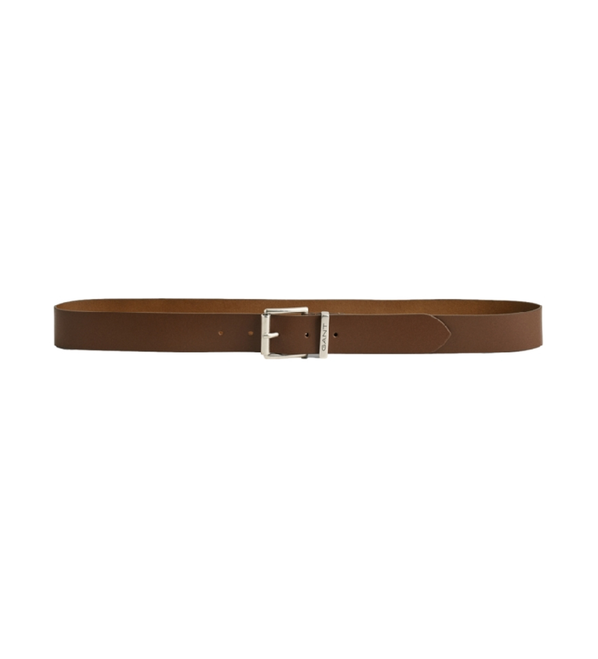 Gant für Herren. 9940157 Brauner Logo-Ledergürtel (110 cm), Lässig, Klassisch