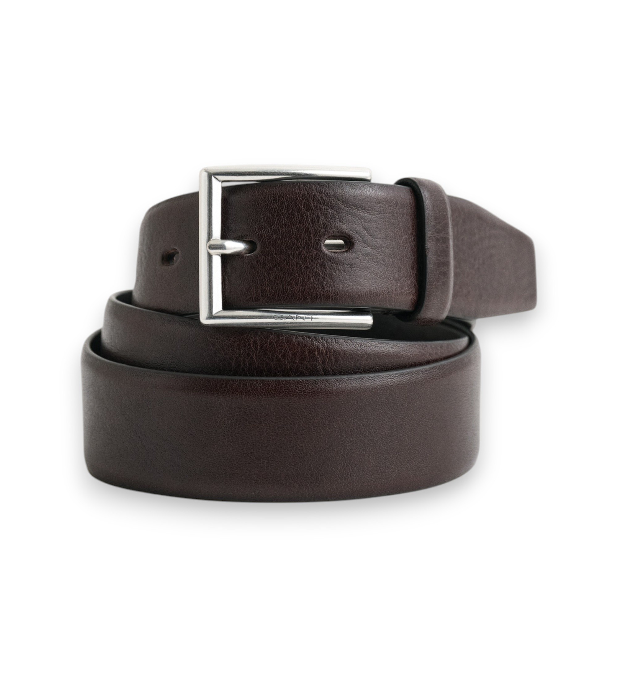 Gant für Herren. 9940191 Ledergürtel Braun (90/36), Lässig, Klassisch