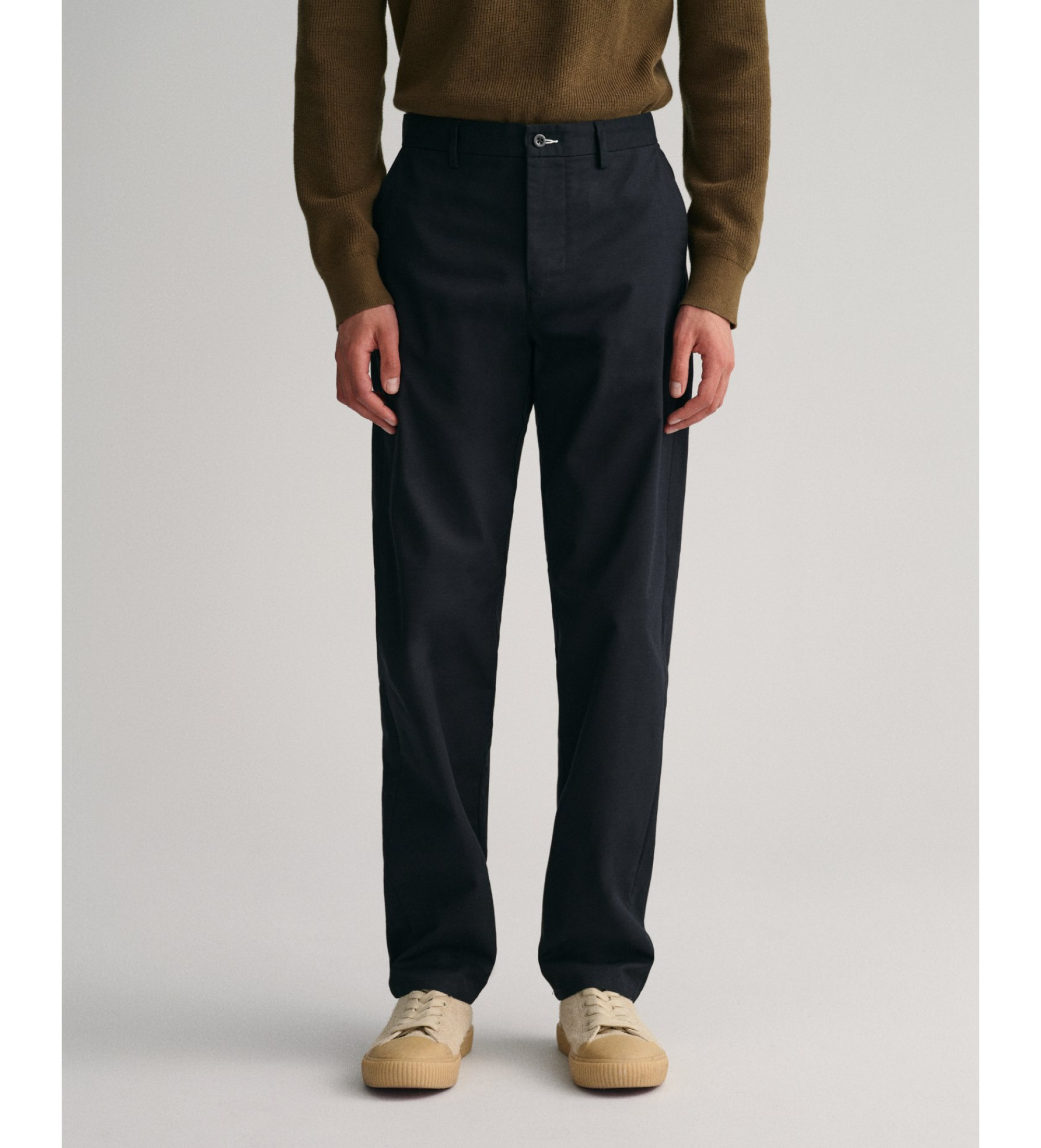 Gant für Herren. 1505250 Tech Prep Chino-Hose schwarz (40/32), Lässig, Baumwolle