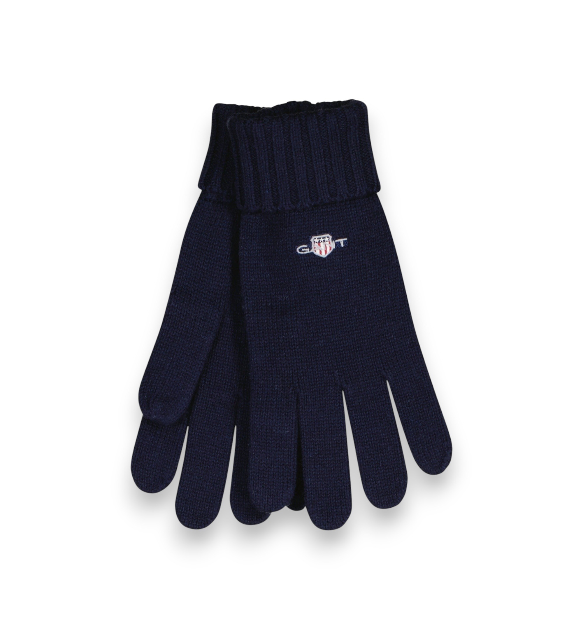 Gant für Herren. 9910047 Handschuhe Blend Logo Gloves marineblau (OSFA), Lässig, Baumwolle