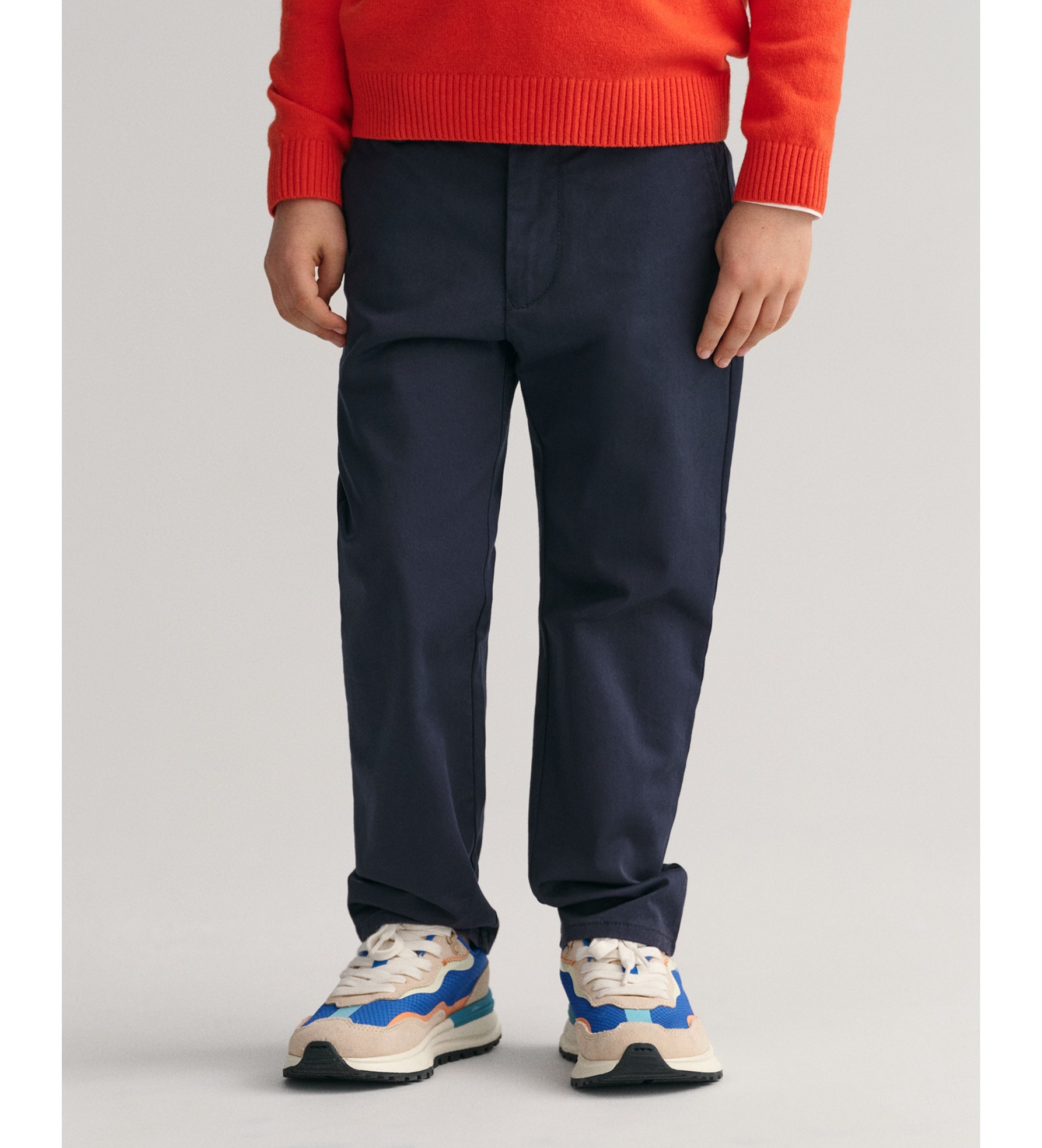 Gant Unisex für Kinder. 815004 Regular Fit Kinder Chino-Hose navy (2años= 92cm), Lässig, Baumwolle, Bio-Baumwolle, Nachhaltig, Kinderbekleid