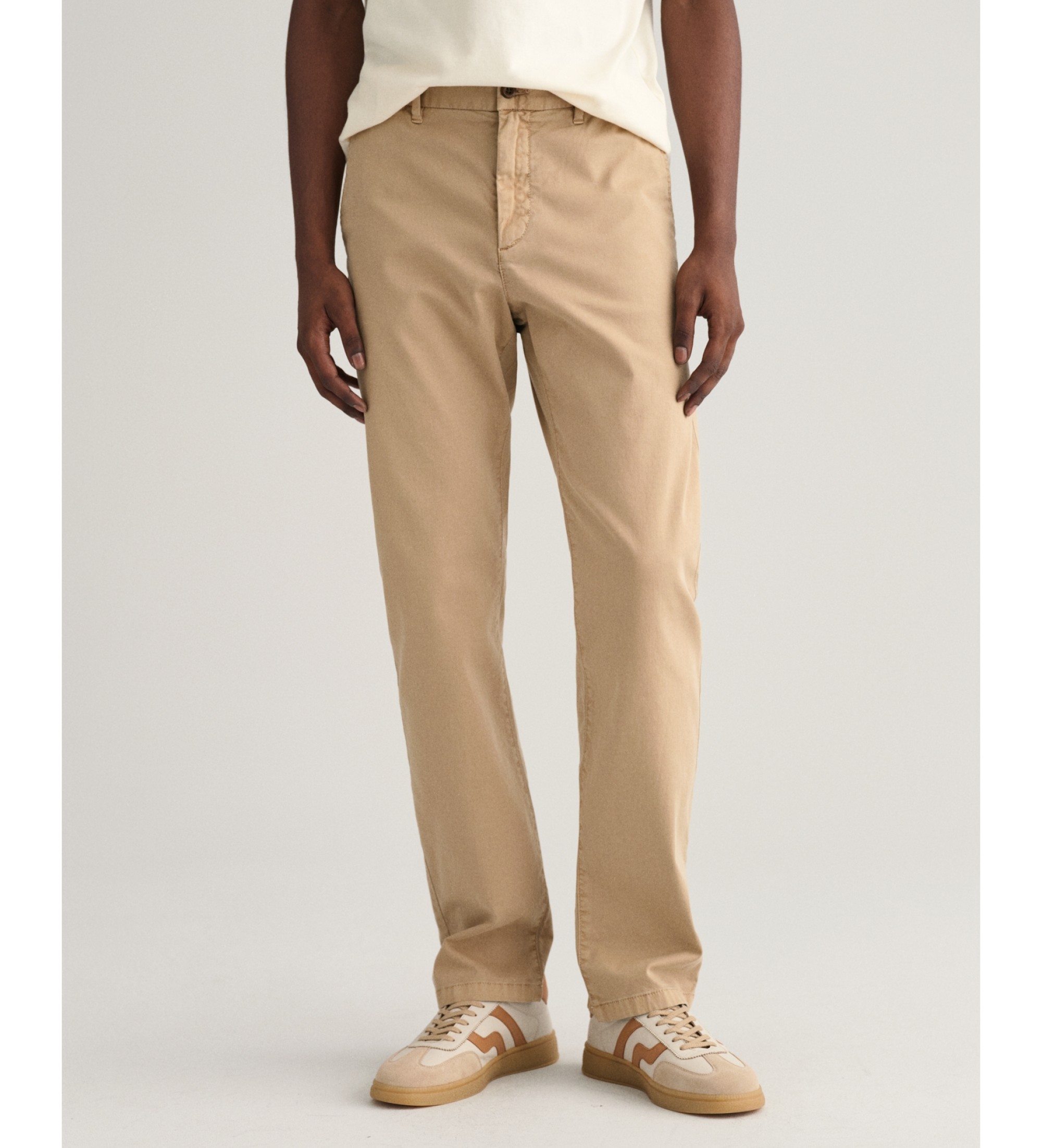 Gant für Herren. 1505228 Strukturierte, strukturierte Slim Fit Chino-Hose mit strukturierter, gearbeiteter Textur (36), Lässig, Baumwolle, B