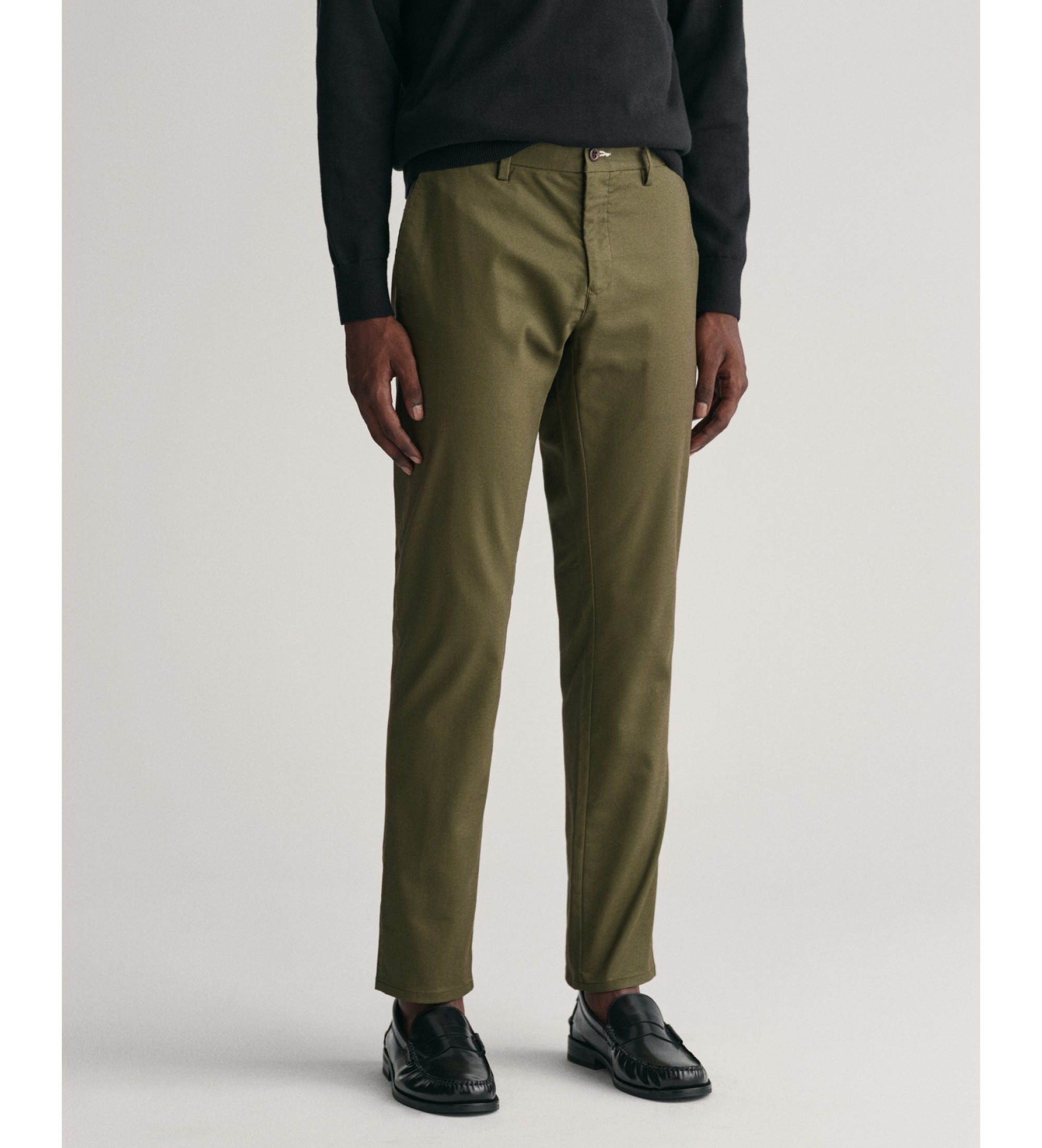 Gant für Herren. 1505220 Slim Fit Tech Prep Chino-Hose grün (29/34), Lässig, Baumwolle, Bio-Baumwolle