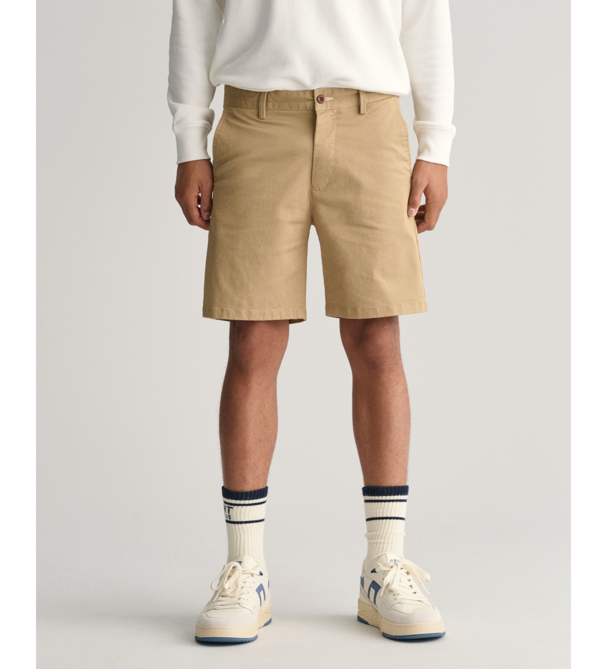 Gant für Jungen. 920038 Braune Chino-Shorts (15años= 170cm), Lässig, Baumwolle, Kinderbekleidung