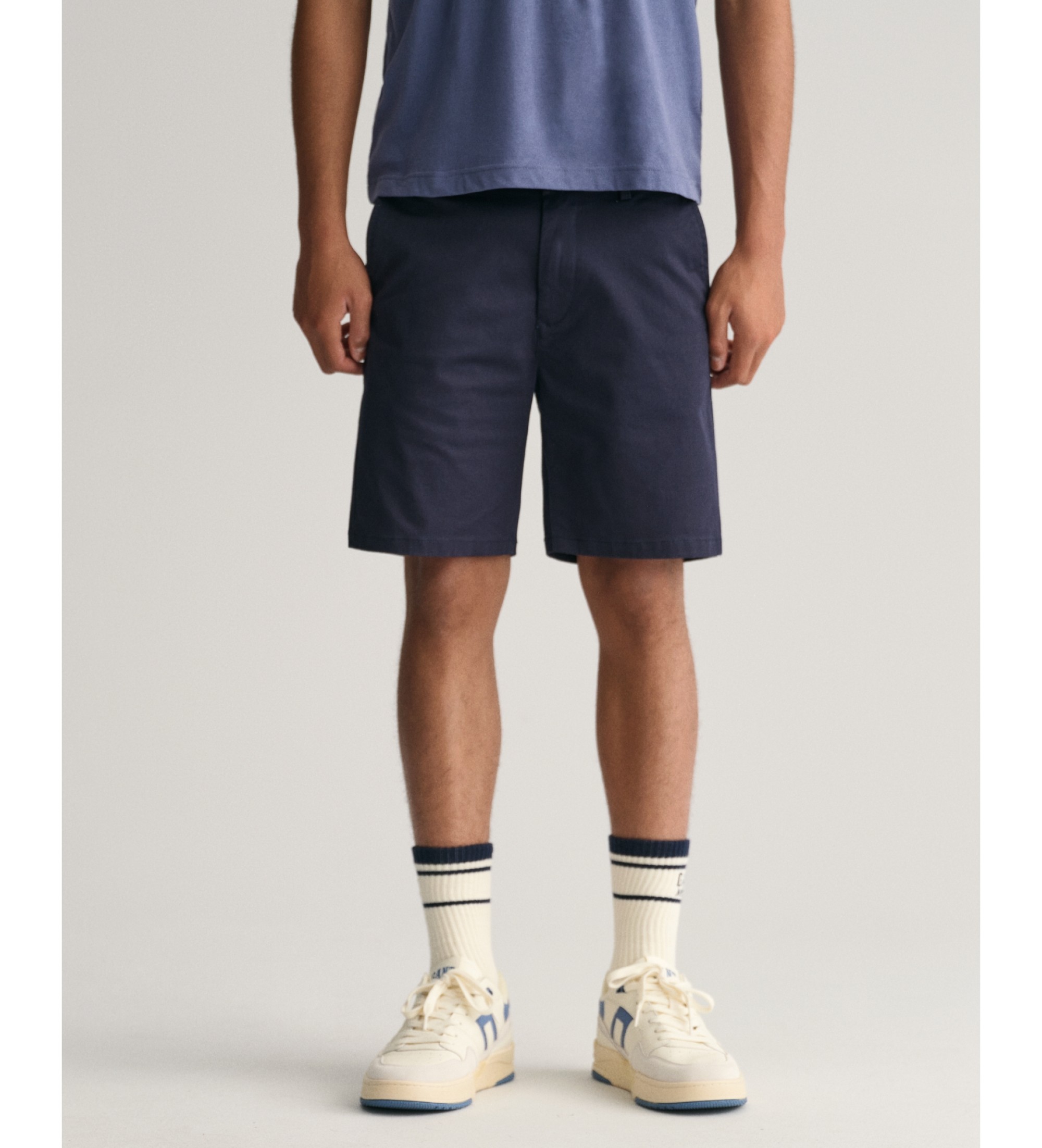 Gant für Jungen. 920038 Marineblaue Chino-Shorts (13/14años= 158/164cm), Lässig, Baumwolle, Kinderbekleidung