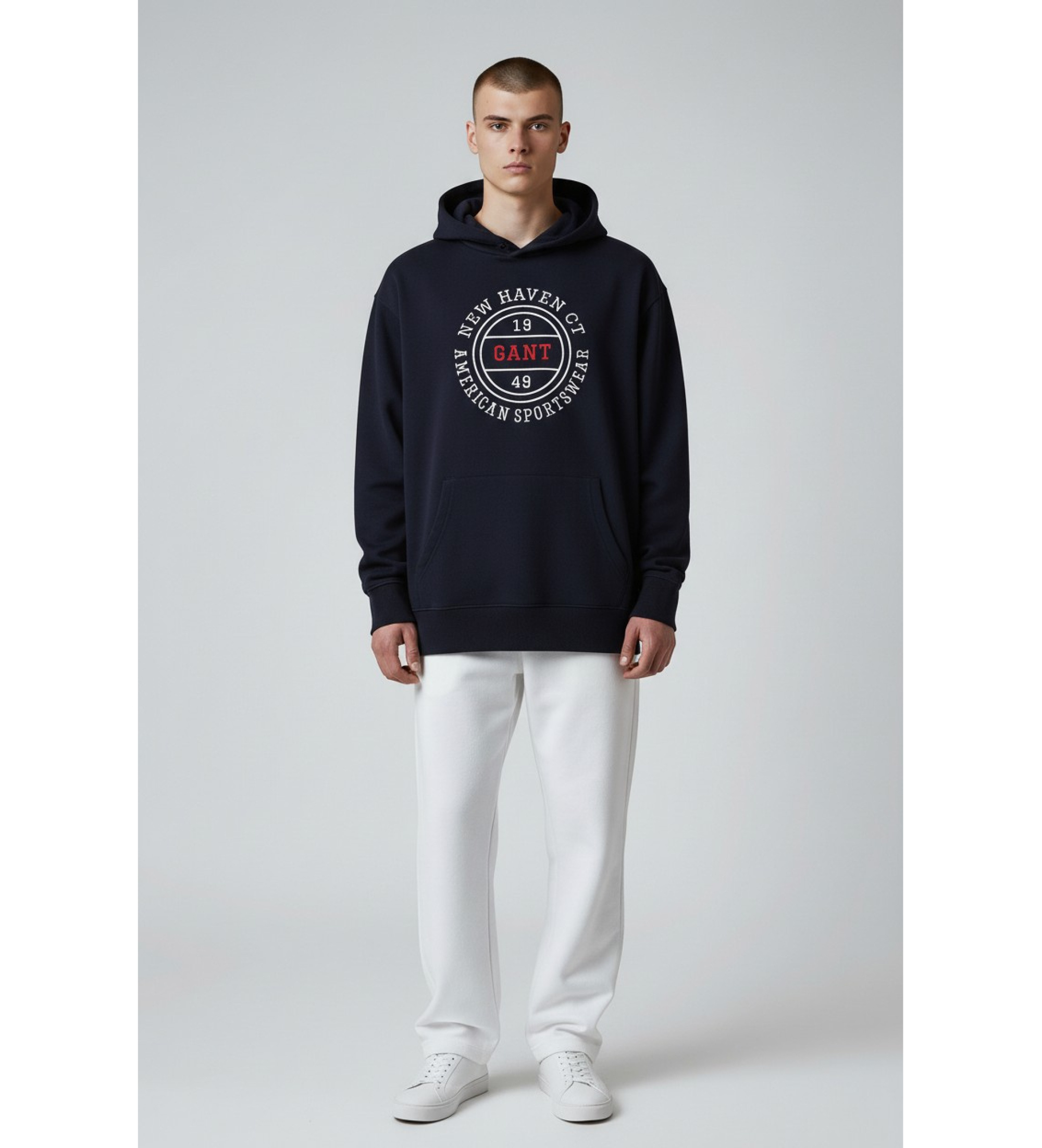 Gant für Herren. 2067110 Sweatshirt Grafik navy (M), Lässig, Baumwolle, Marine