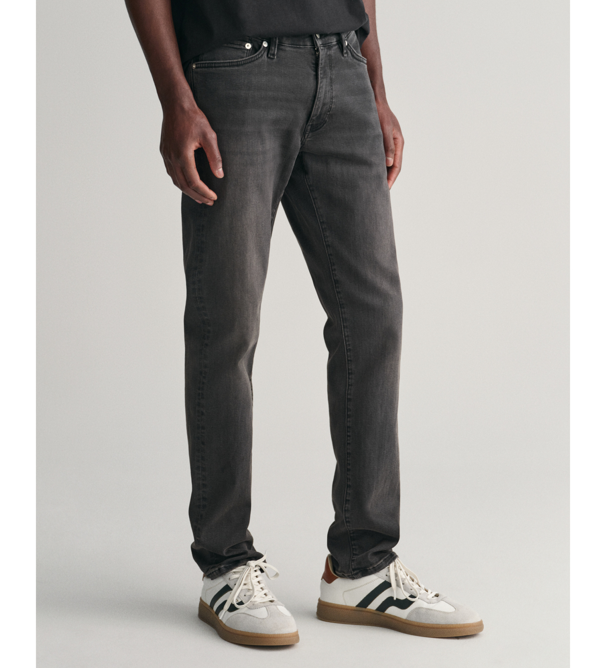 Gant für Herren. 1000280 Jeans Extra Slim Fit Active Recover schwarz (30/34), Lässig, Denim