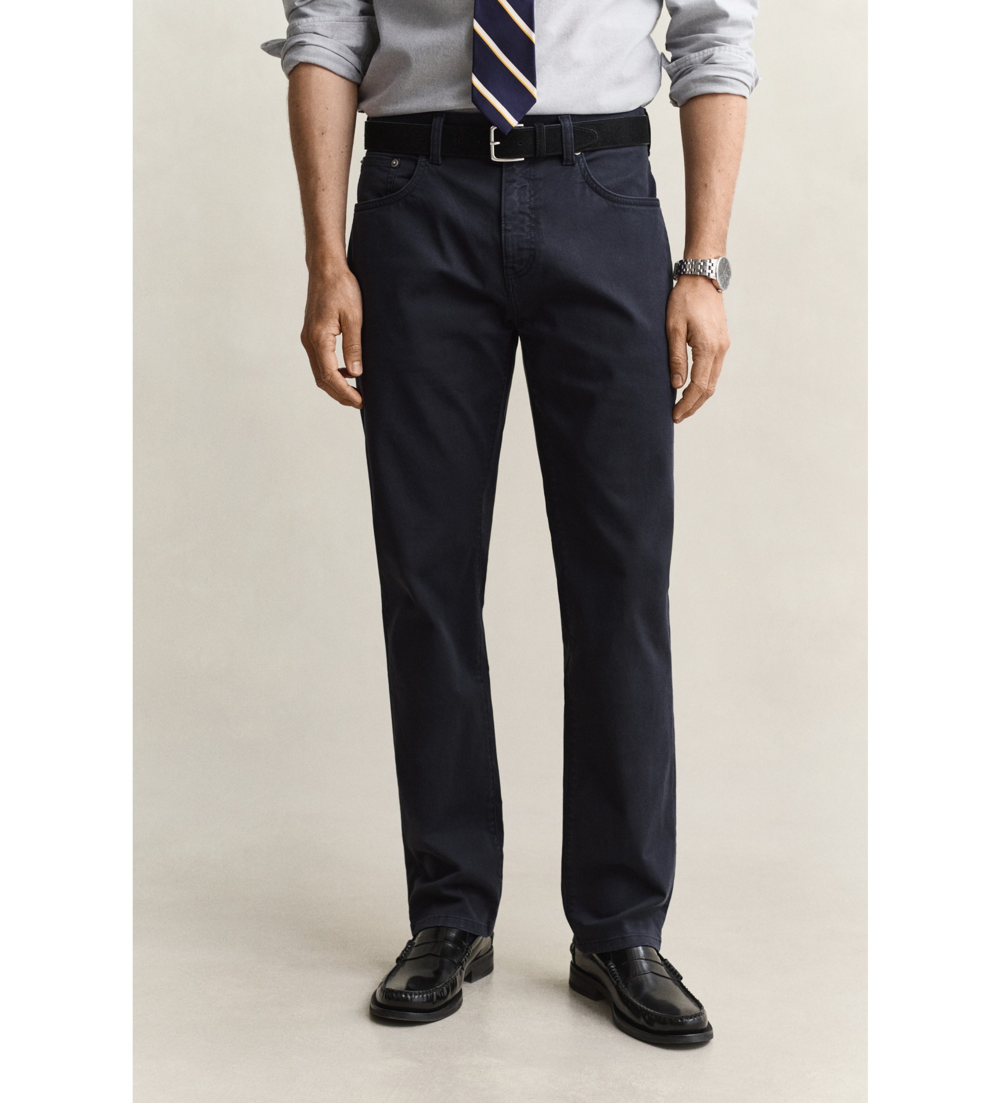 Gant für Herren. 1000451 Jaans Desert Marineblau (36/32), Lässig, Baumwolle, Denim