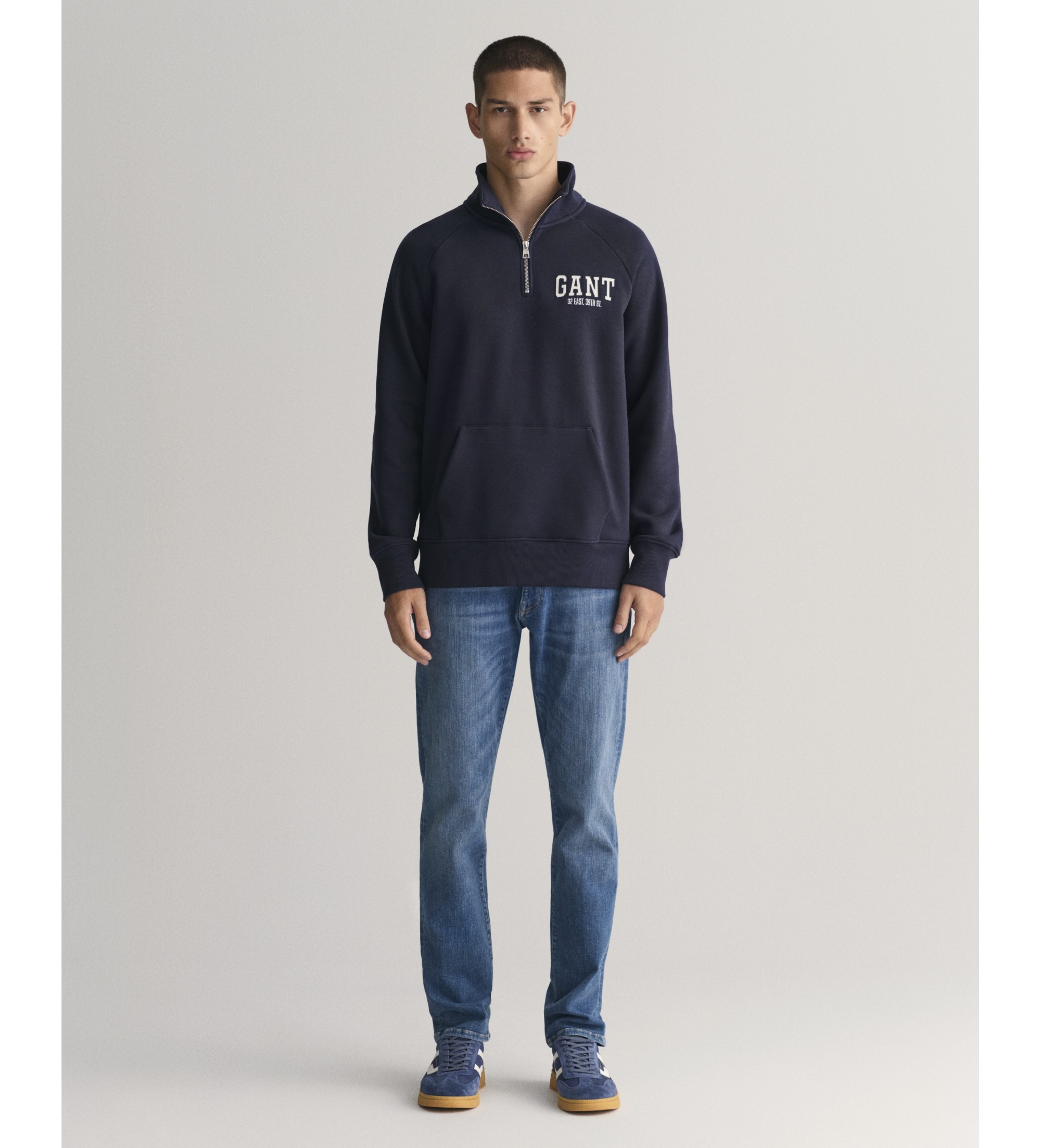 Gant für Herren. 1000264 Jeans Extra Slim Fit Active Recover blau (32/36), Lässig, Baumwolle, Denim