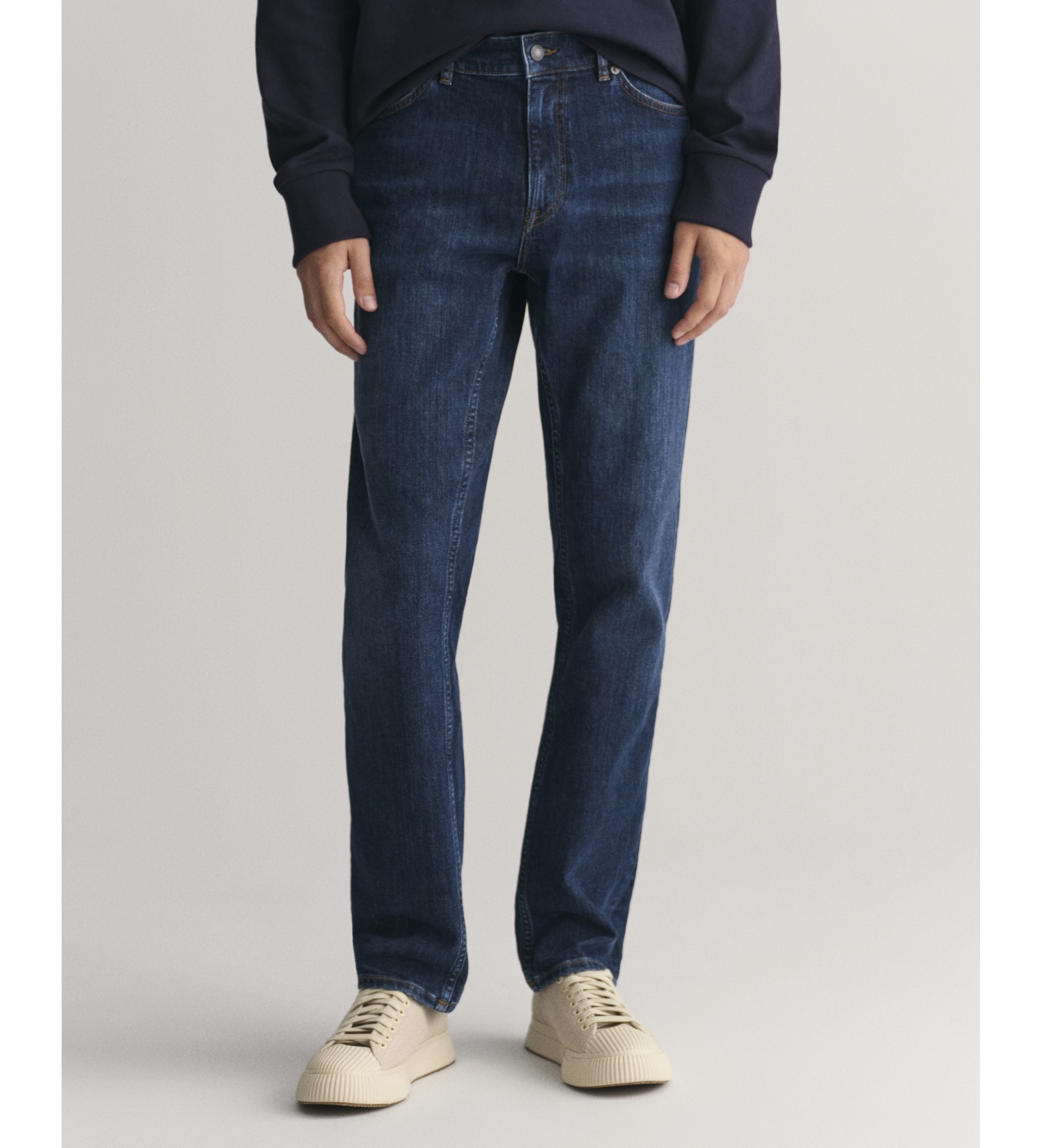 Gant für Herren. 1000261 Jeans Regular Fit blau (42/34), Lässig, Baumwolle, Denim