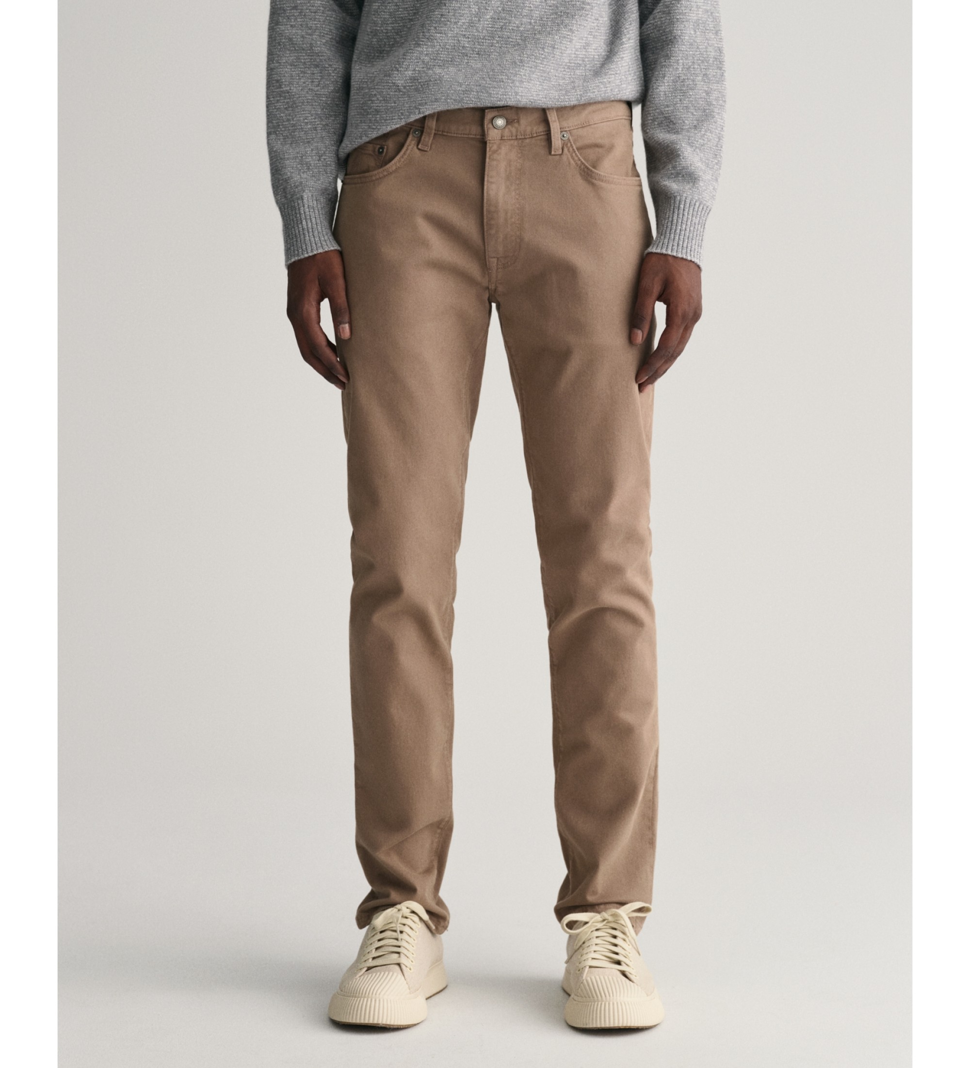 Gant für Herren. 1000262 Slim Fit Jeans Wüstenbraun (32/34), Lässig, Baumwolle, Nachhaltig
