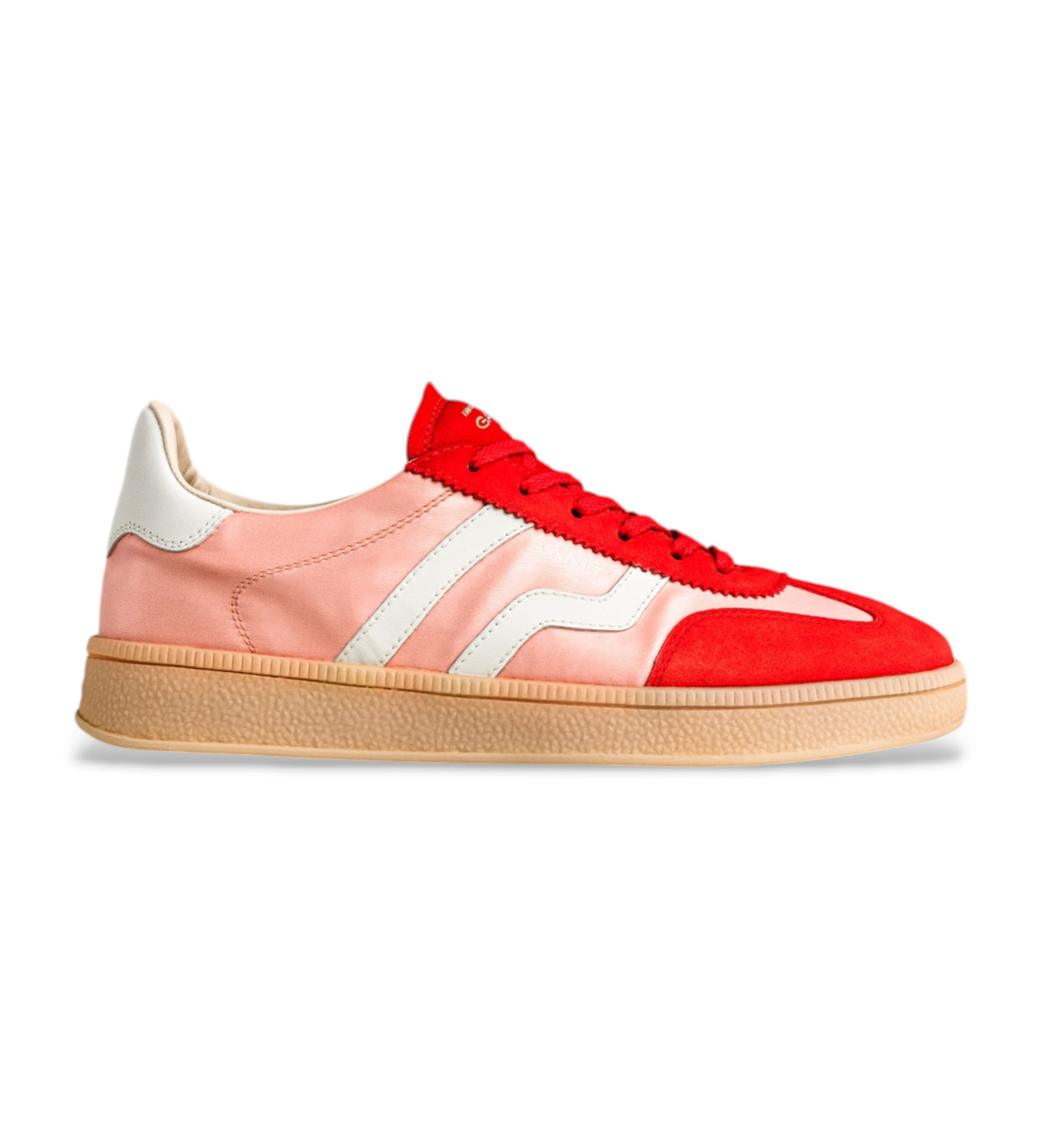 Gant für Damen. 872533198 Leder Turnschuhe Cuzima rosa, rot (41), Wohnung, Wildleder, Schnürsenkel, Lässig
