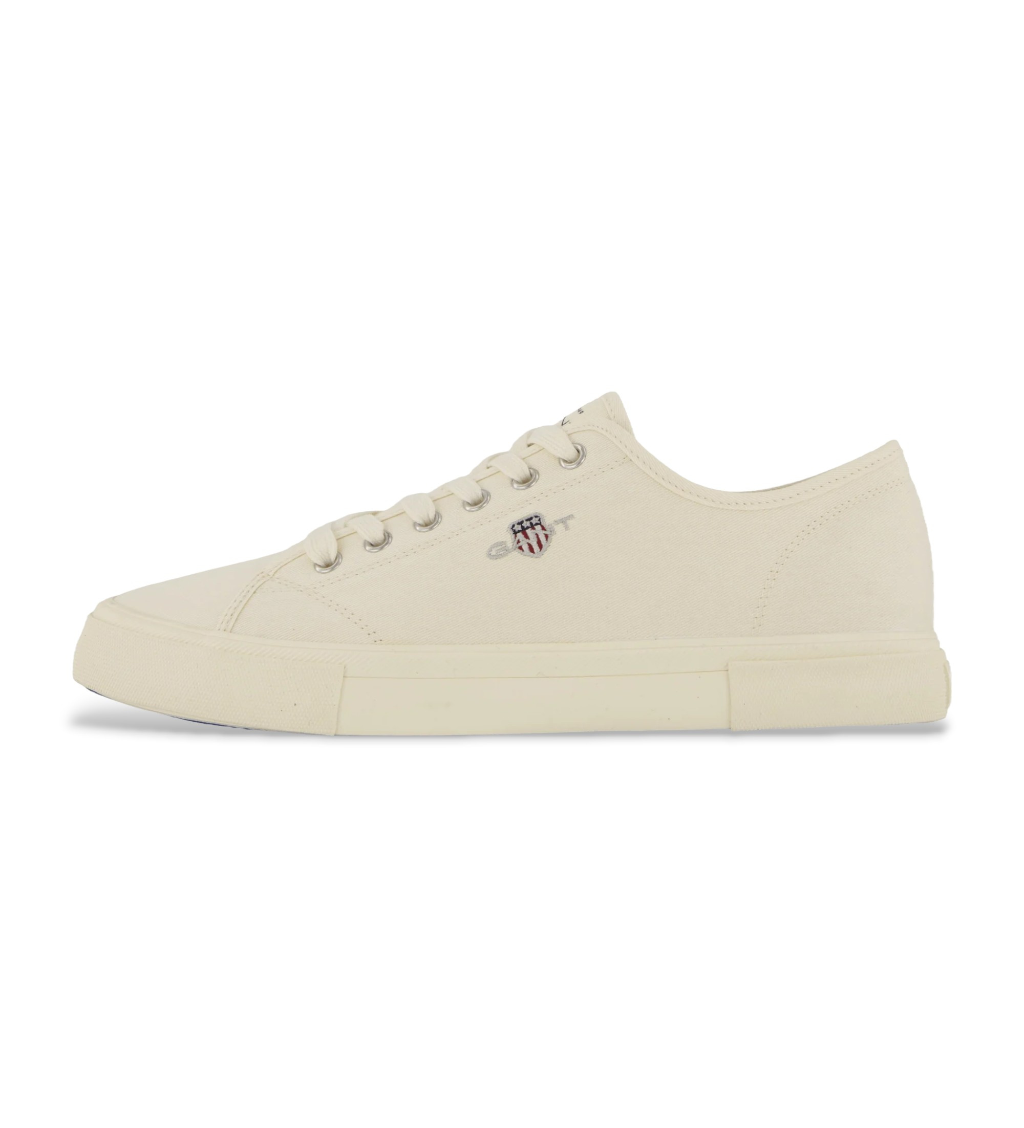 Gant für Herren. 872638296 Turnschuhe Killox weiß (45), Stoff, Wohnung, Schnürsenkel, Lässig