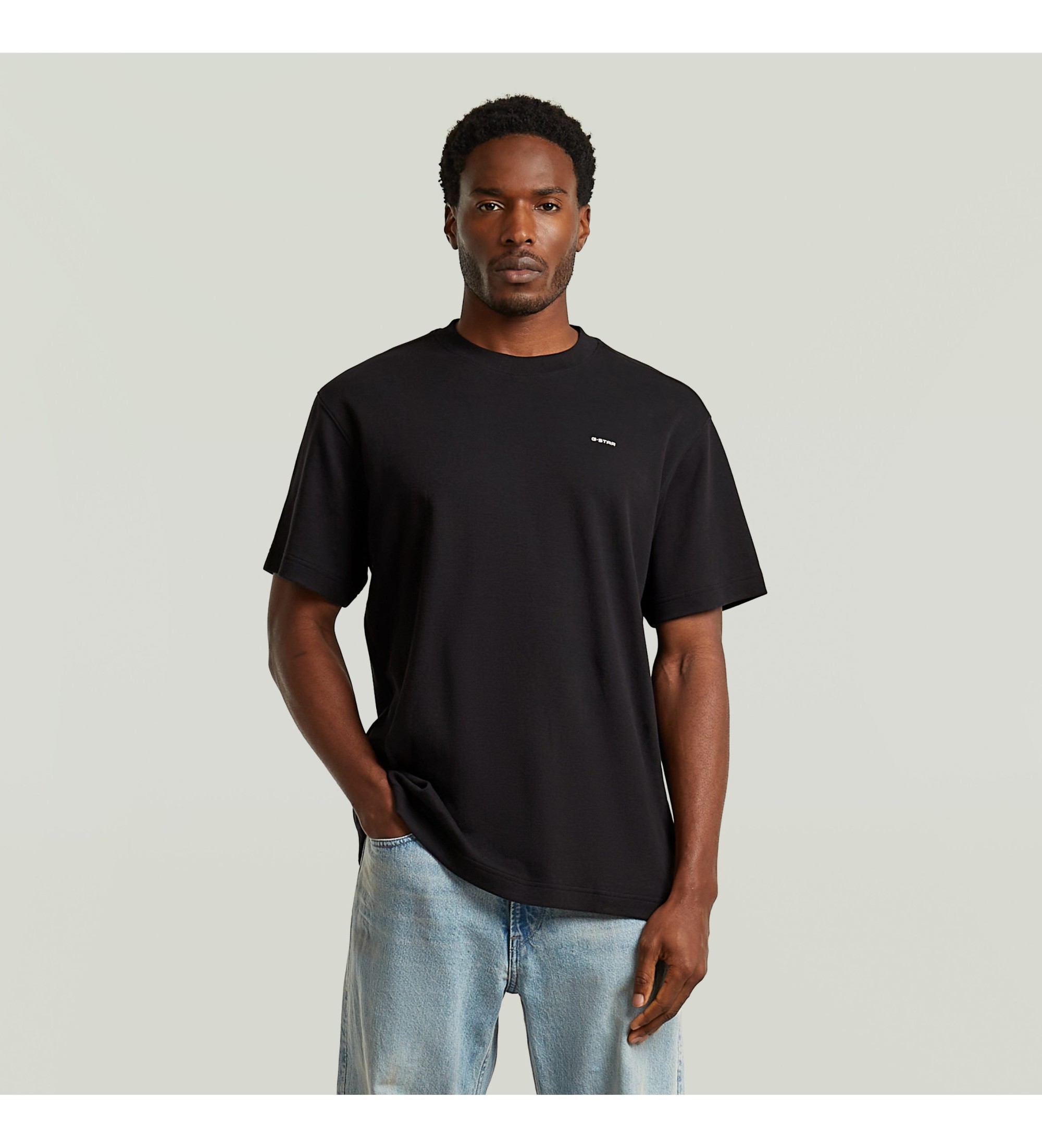 G-Star für Herren. D28609-C812-6484 True Regular T-shirt schwarz (M), Lässig, Baumwolle, Kurzarm