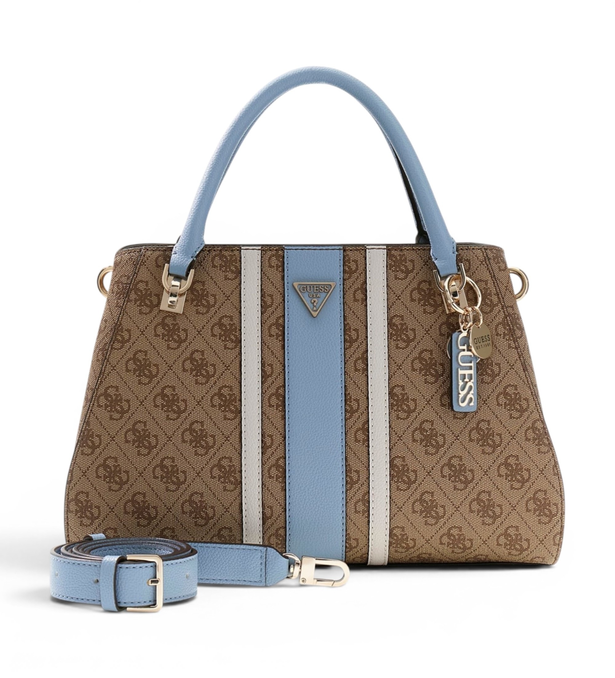 Guess für Damen. HWBS9672070 Braune Umhängetasche Noelle (OSFA), Lässig, Polyurethan