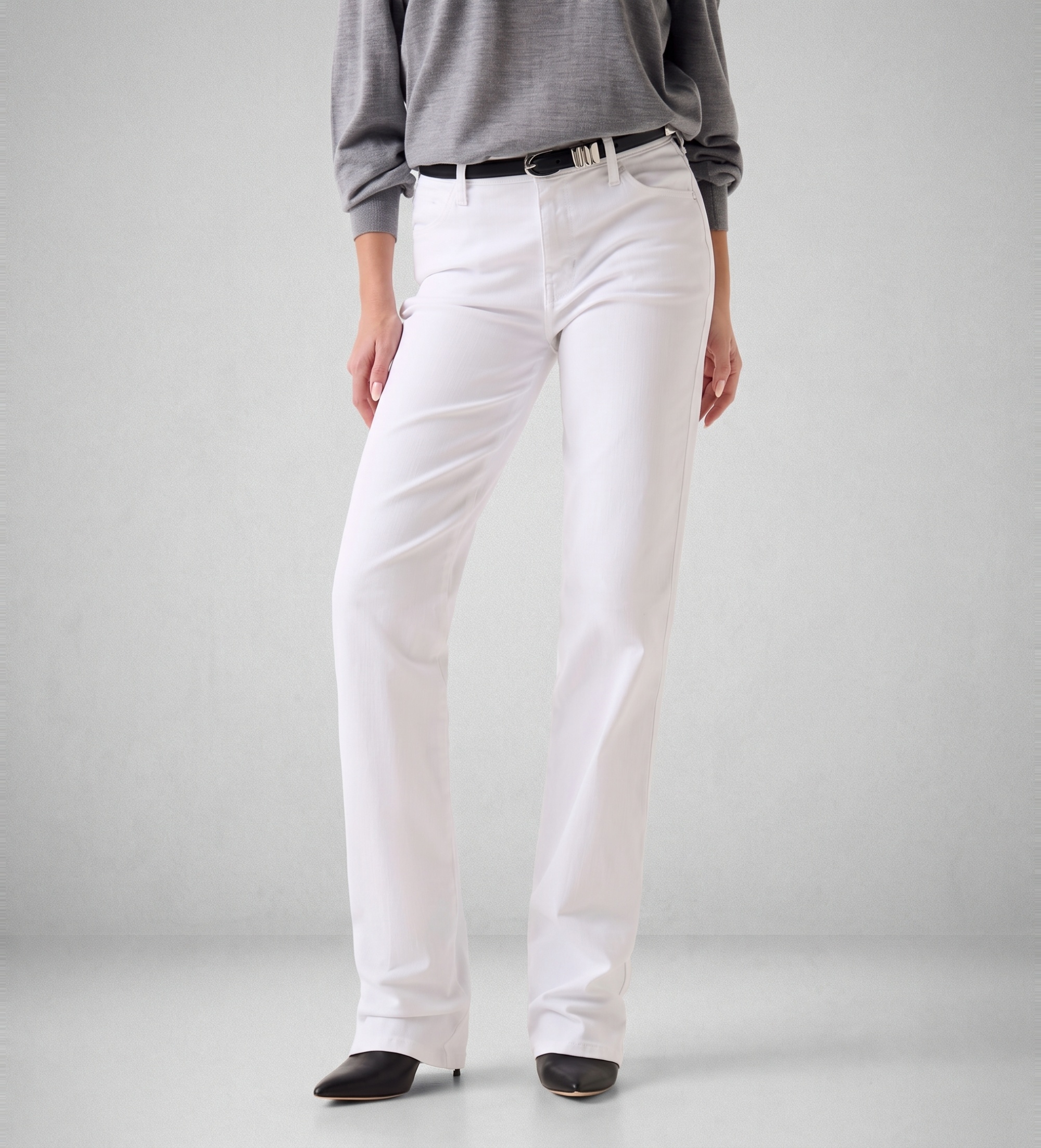 Guess für Damen. W6GA15D0705 Jeans Sexy Straight weiß (26), Lässig, Baumwolle