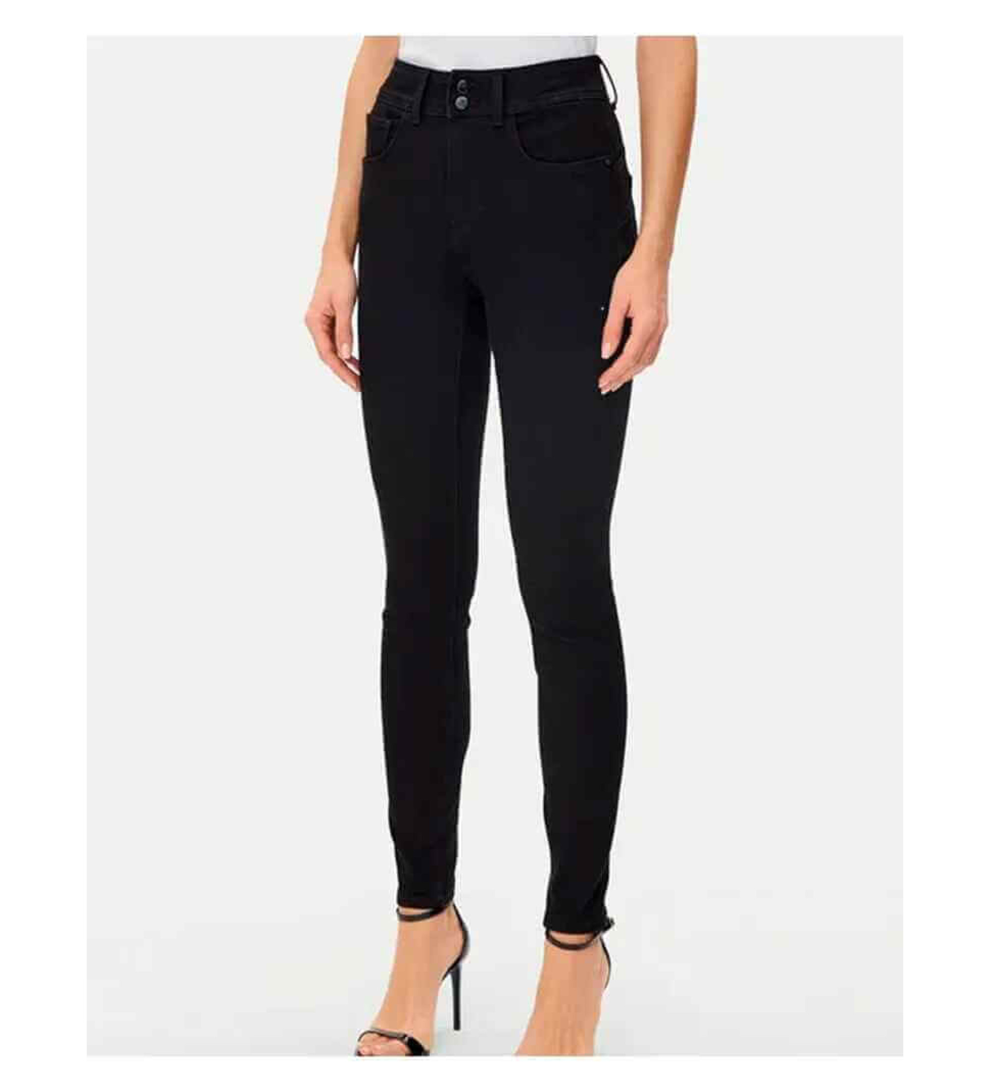 Guess für Damen. W5RA34D5LM1 Leggins Shape up schwarz (26), Lässig, Baumwolle