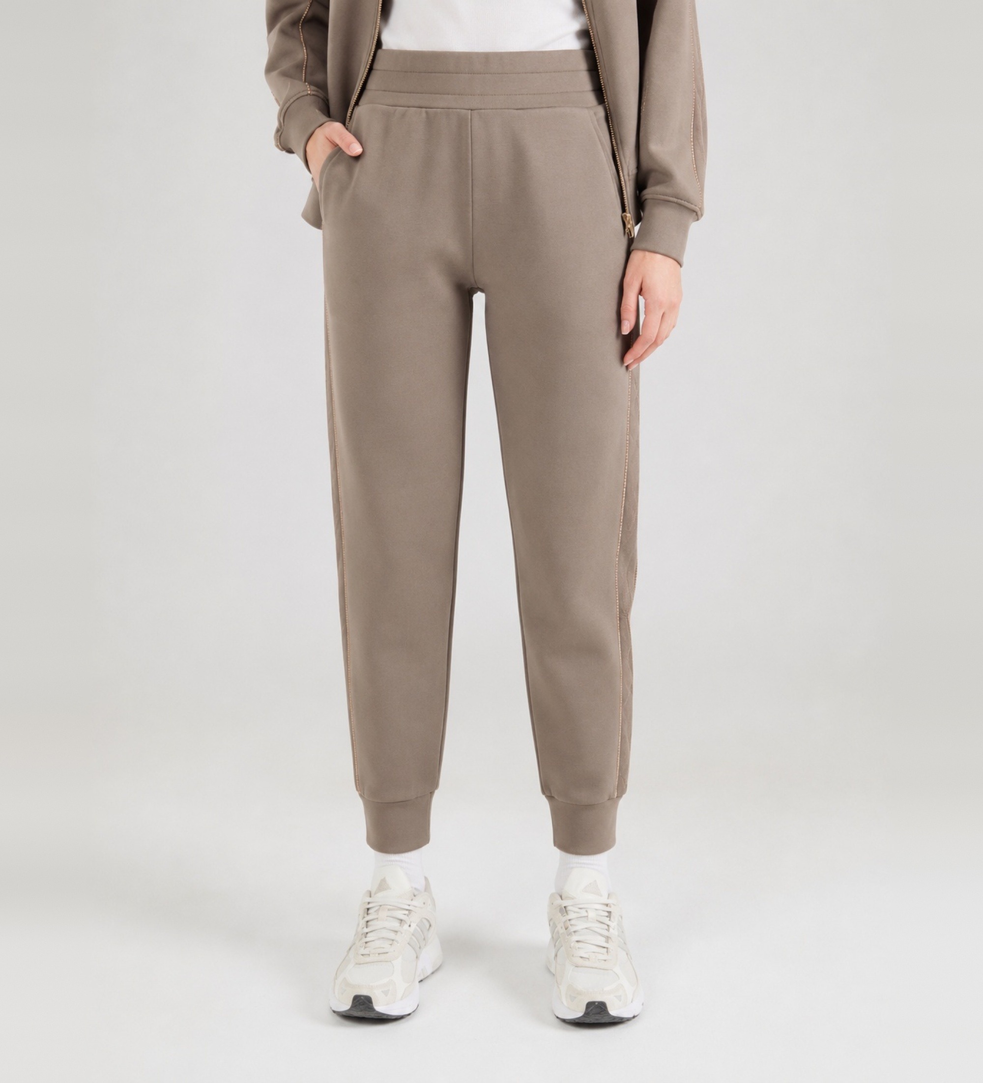 Guess für Damen. W6YB14K4365 Scuba-Hose Victoire Braun (S), Lässig, Polyester