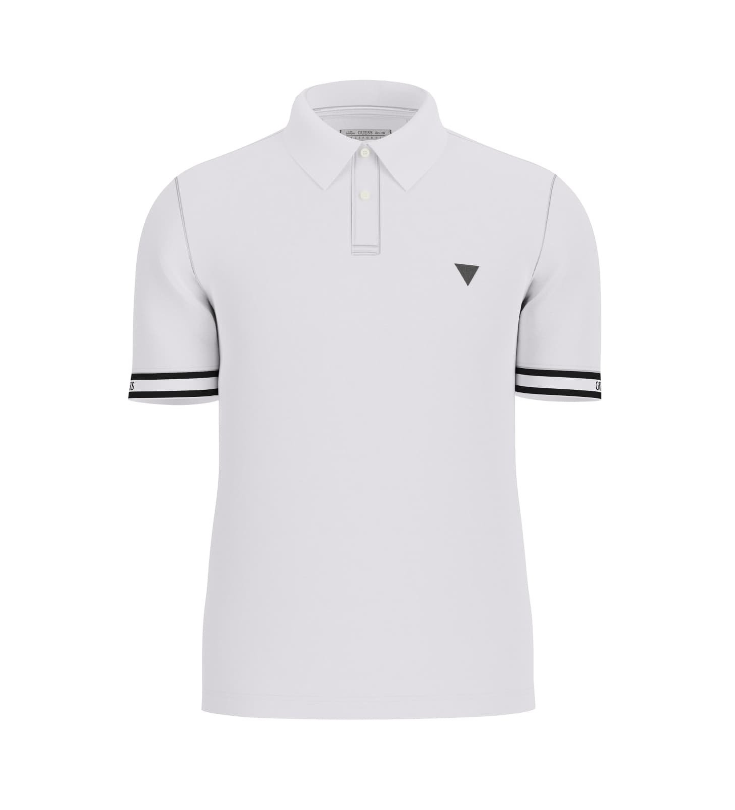 Guess für Herren. M6GP60K3076 Polo Lyle Ss (XL), Weiß, Lässig, Baumwolle, Kurzarm