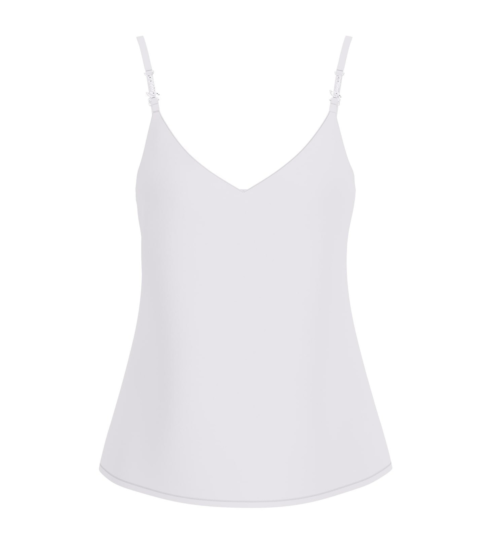 Guess für Damen. W6GH30W1845 Top Caroline Logo Tank weiß (M), Polyester, Ärmellos / Hosenträger