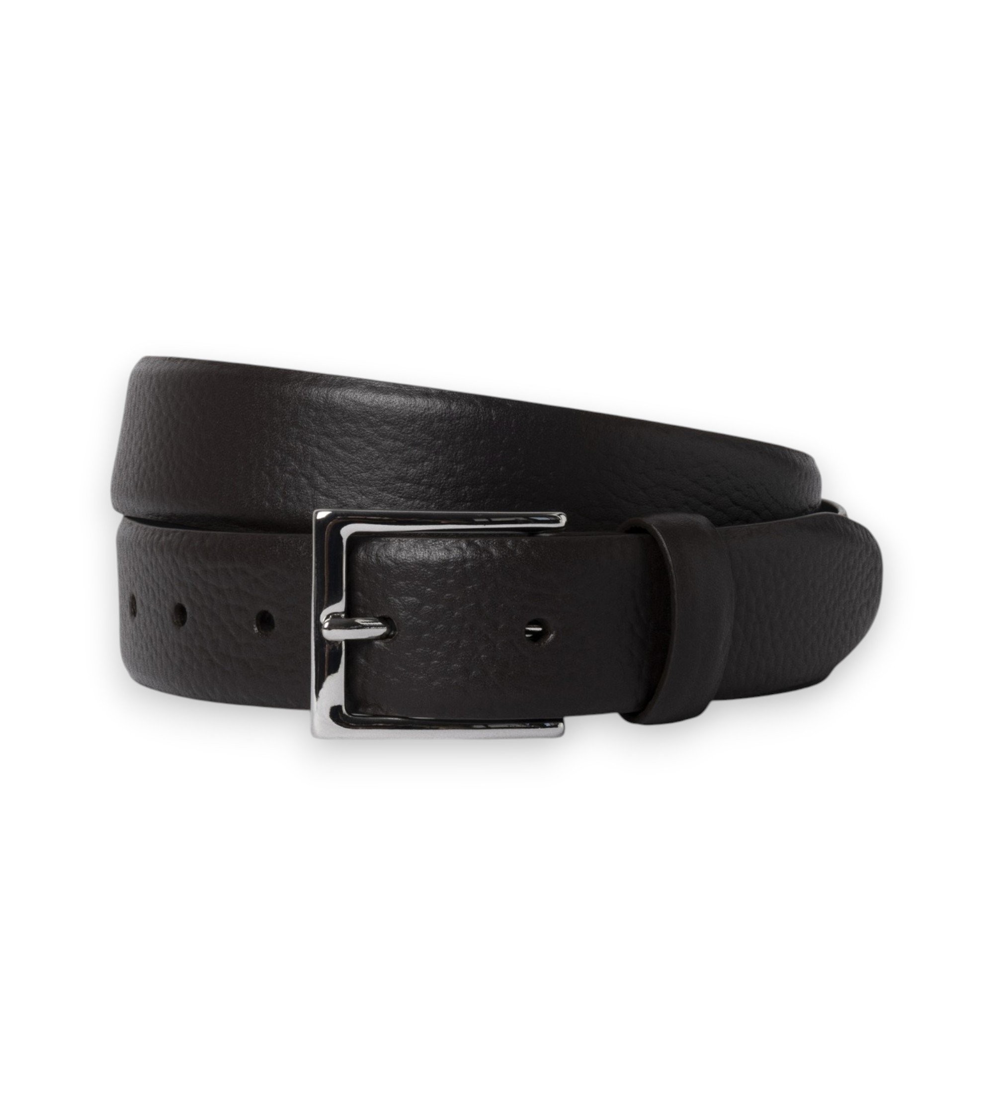 Hackett London für Herren. HM4100065 Brauner Kieselstein-Ledergürtel (32), Klassisch