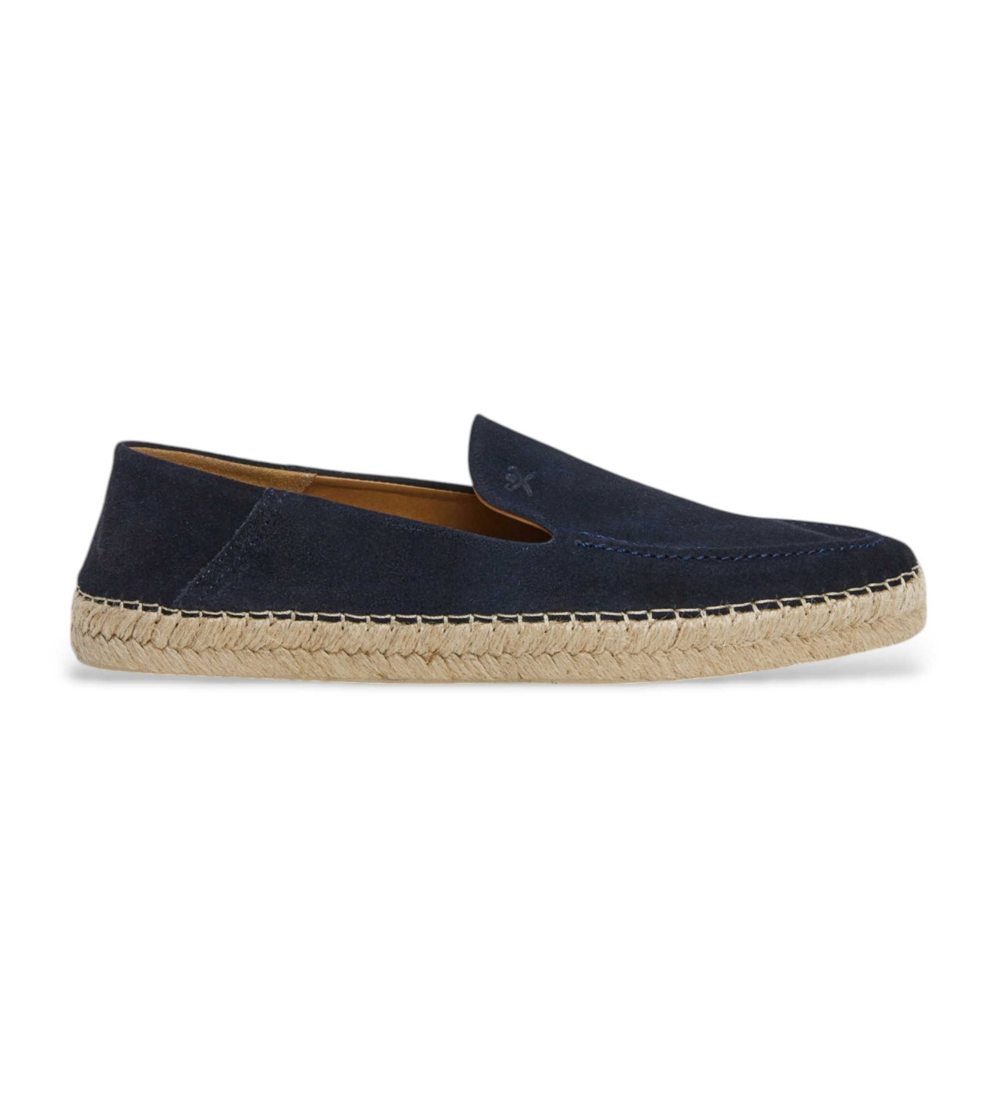 Hackett London für Herren. HMS21491 Altea Loafer Leder Espadrilles navy blau (41), Wohnung, Wildleder, Keine, Lässig, Marine