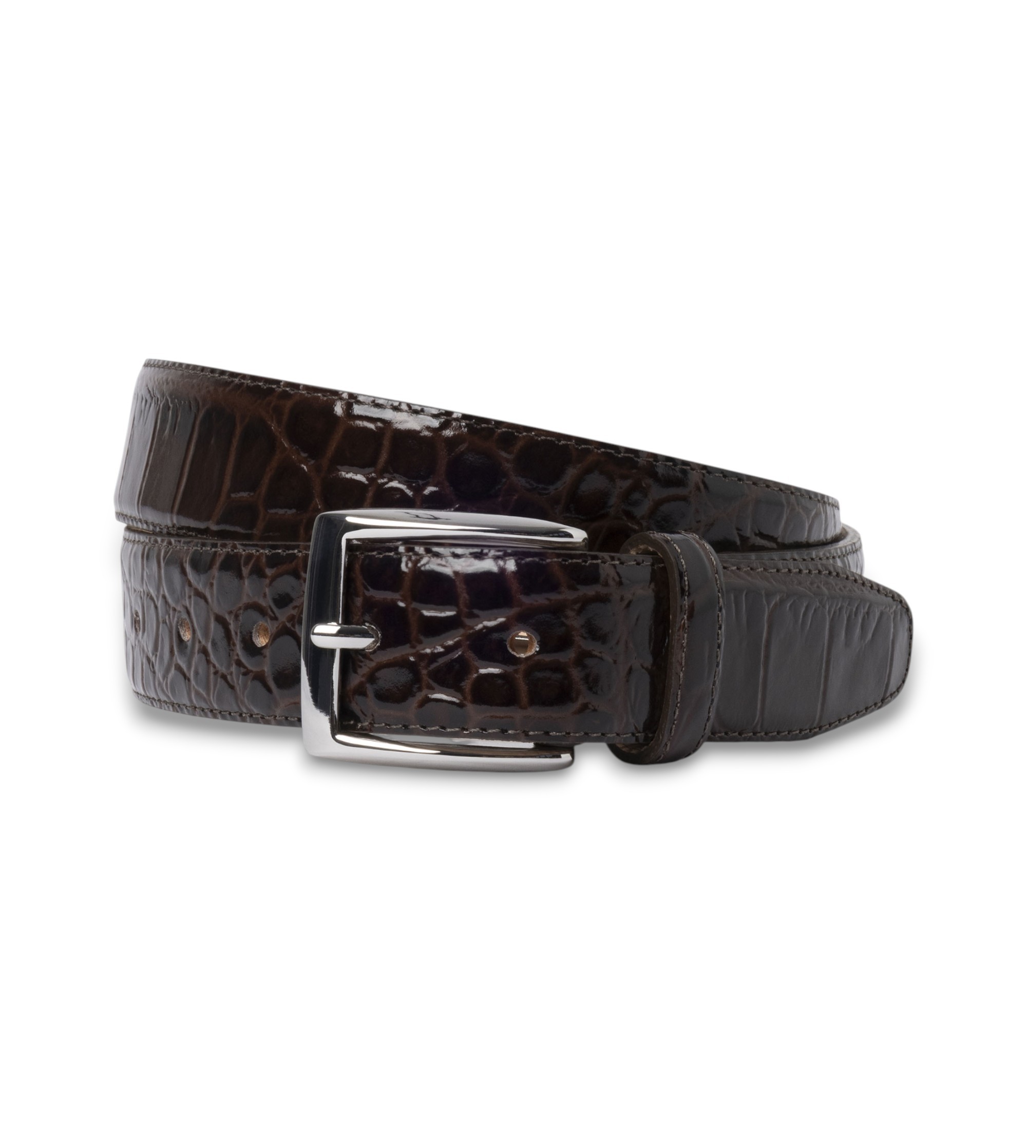 Hackett London für Herren. HM413616 Braunes Nicole-Gürtel (28), Lässig, Leder