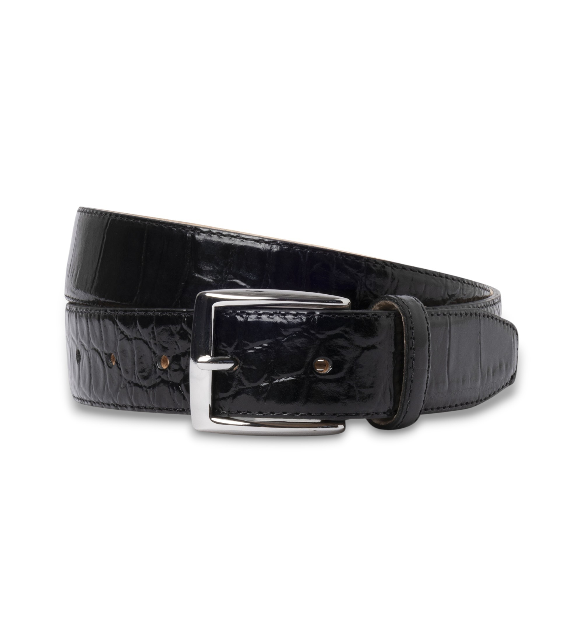 Hackett London für Herren. HM413616 Nicole Gürtel schwarz (30), Lässig, Leder
