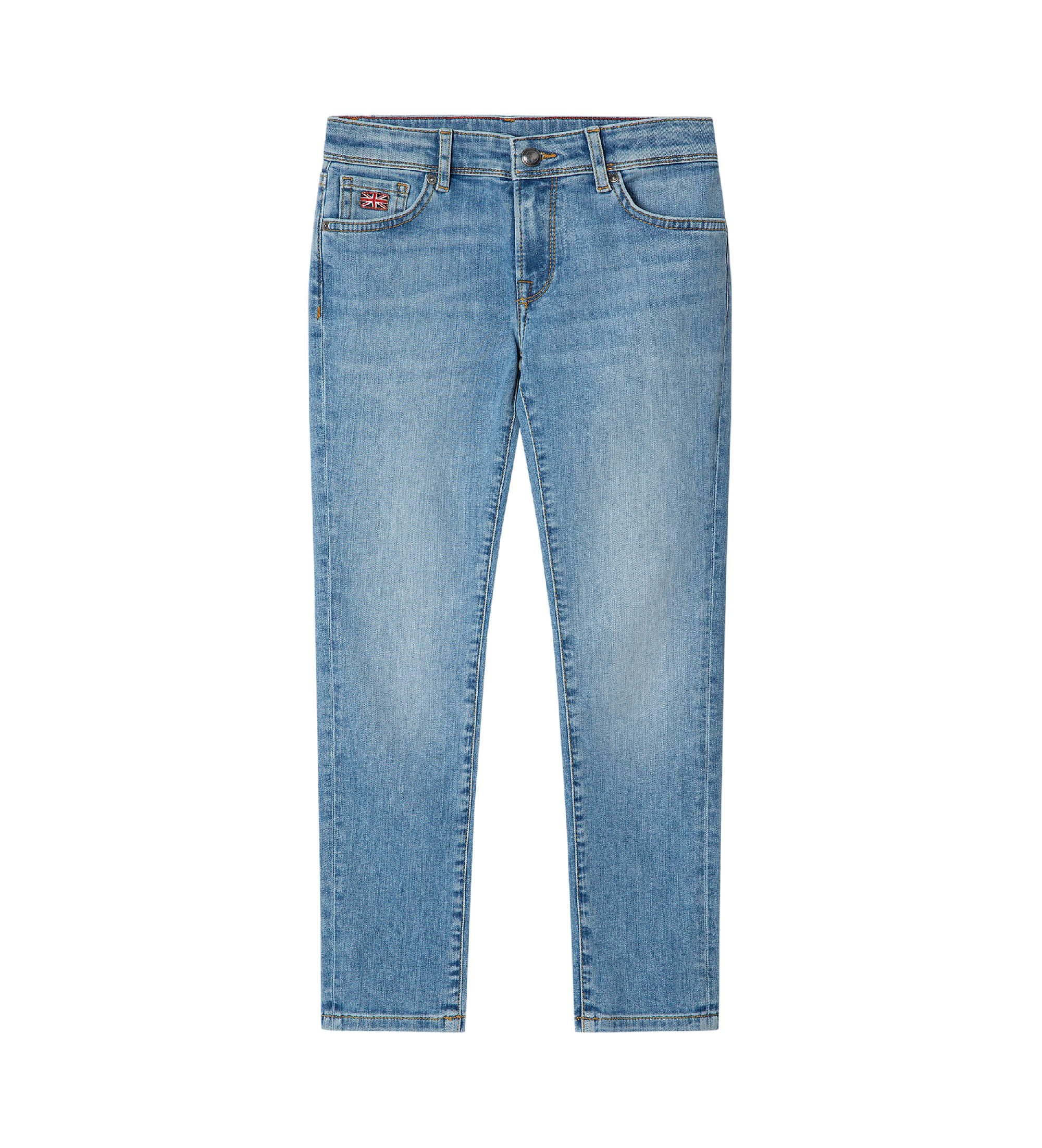 Hackett London für Jungen. HK210768 Blaue Slim Fit Jeans (13años= 157cm), Lässig, Baumwolle, Denim, Kinderbekleidung