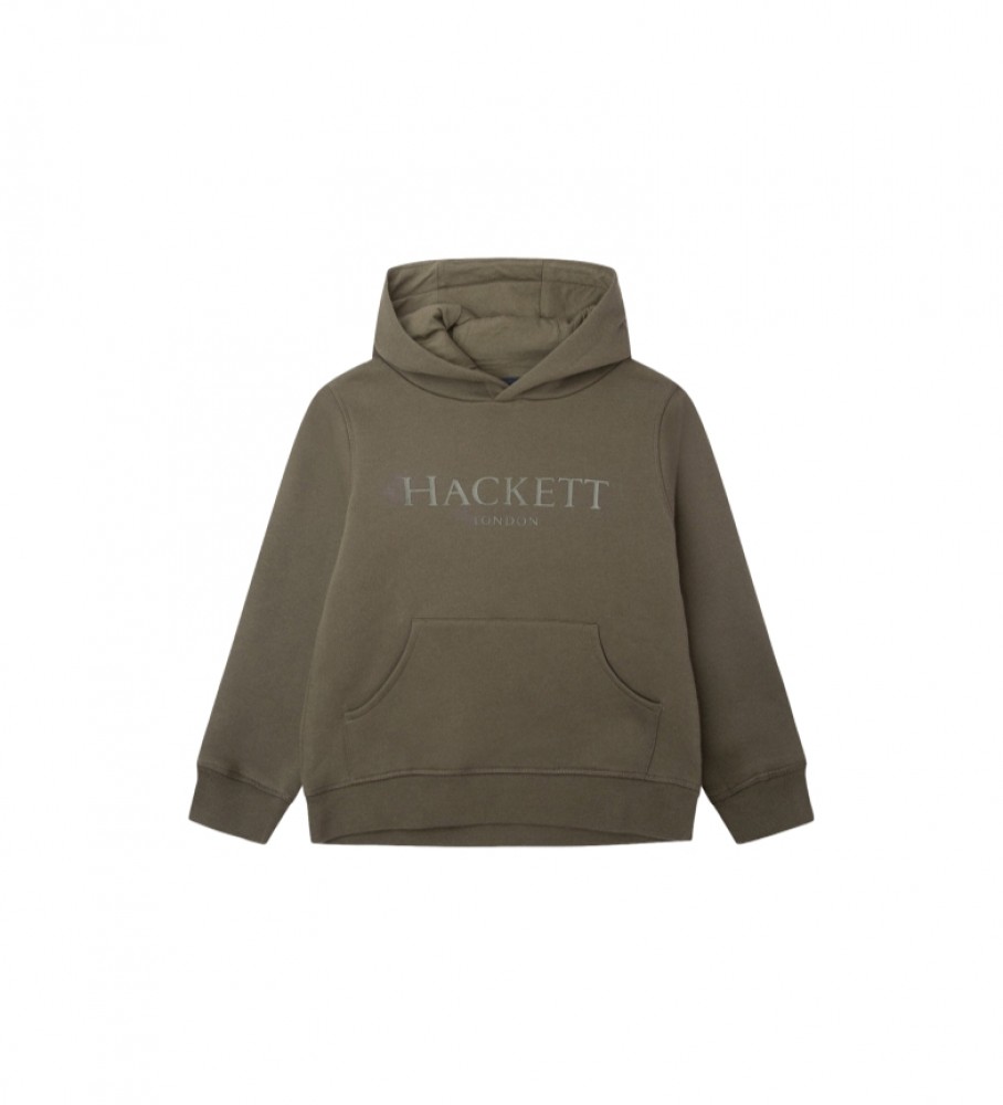 Hackett London für Jungen. HK580852 Sweatshirt Ldn Hdy vered (9/10Años= 134/140cm), Lässig, Grün, Baumwolle, Kinderbekleidung
