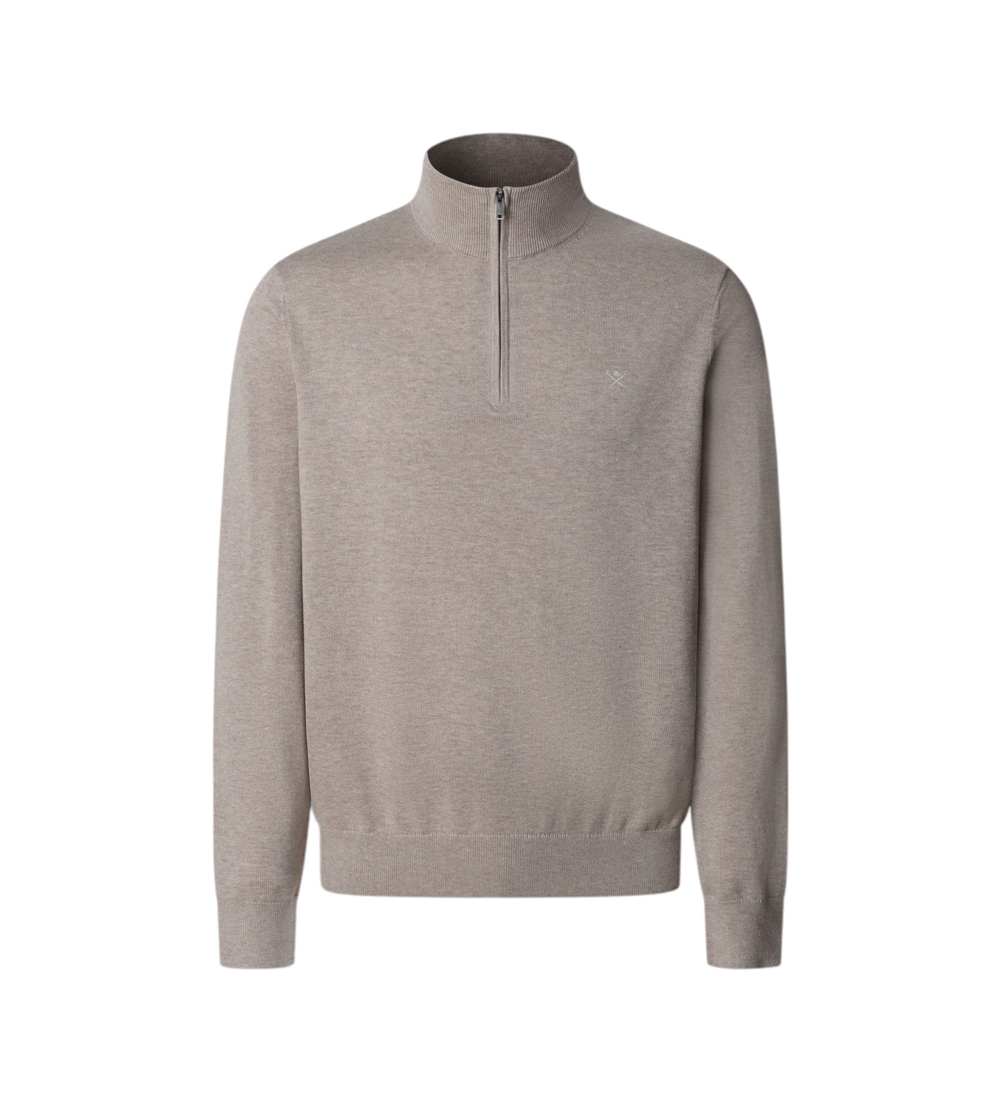 Hackett London für Herren. HM7000117 Pullover Ess beige (S), Baumwolle, Klassisch