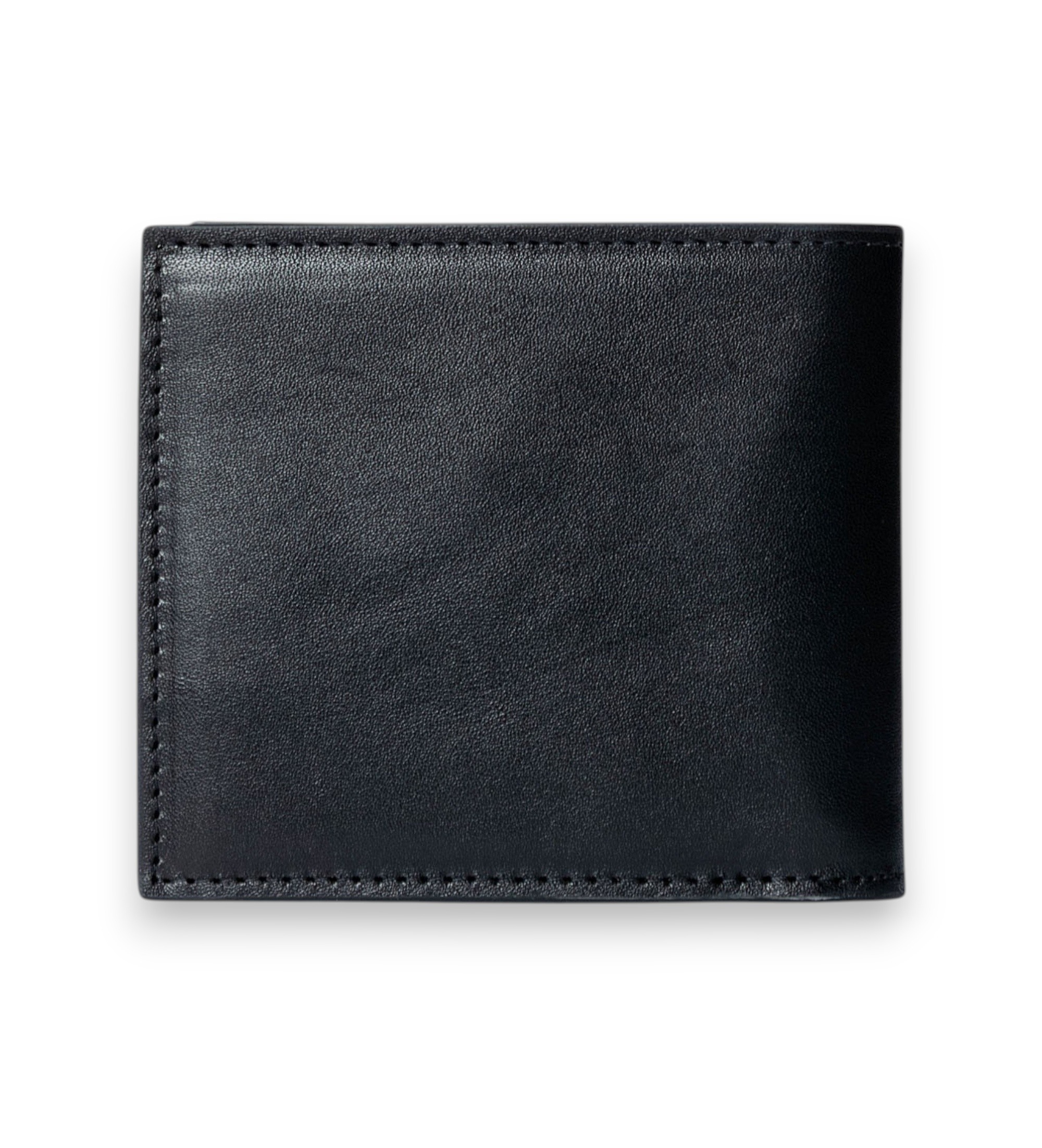 Hackett Londonvoor mannen. HM4100062 Opvouwbare portemonnee van leer met reliëflogo, zwart (OSFA), Klassiek