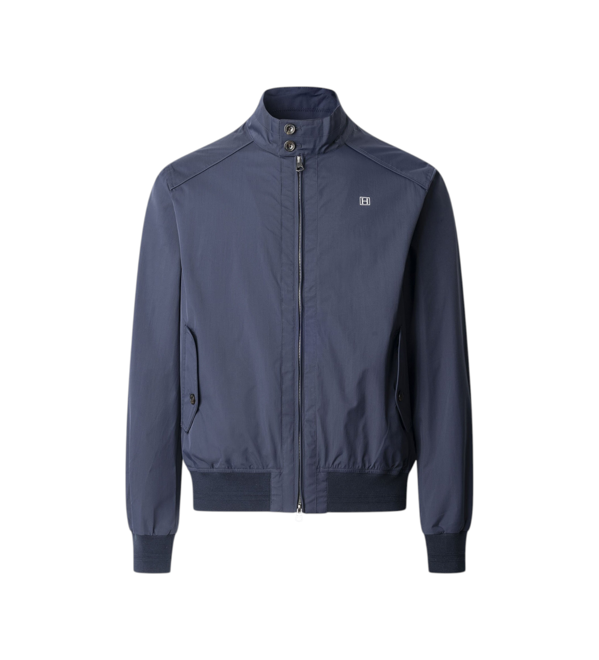 Hackett London für Herren. HM4000134 Heritage Harrington Jacke navy (S), Lässig, Polyester, Marine