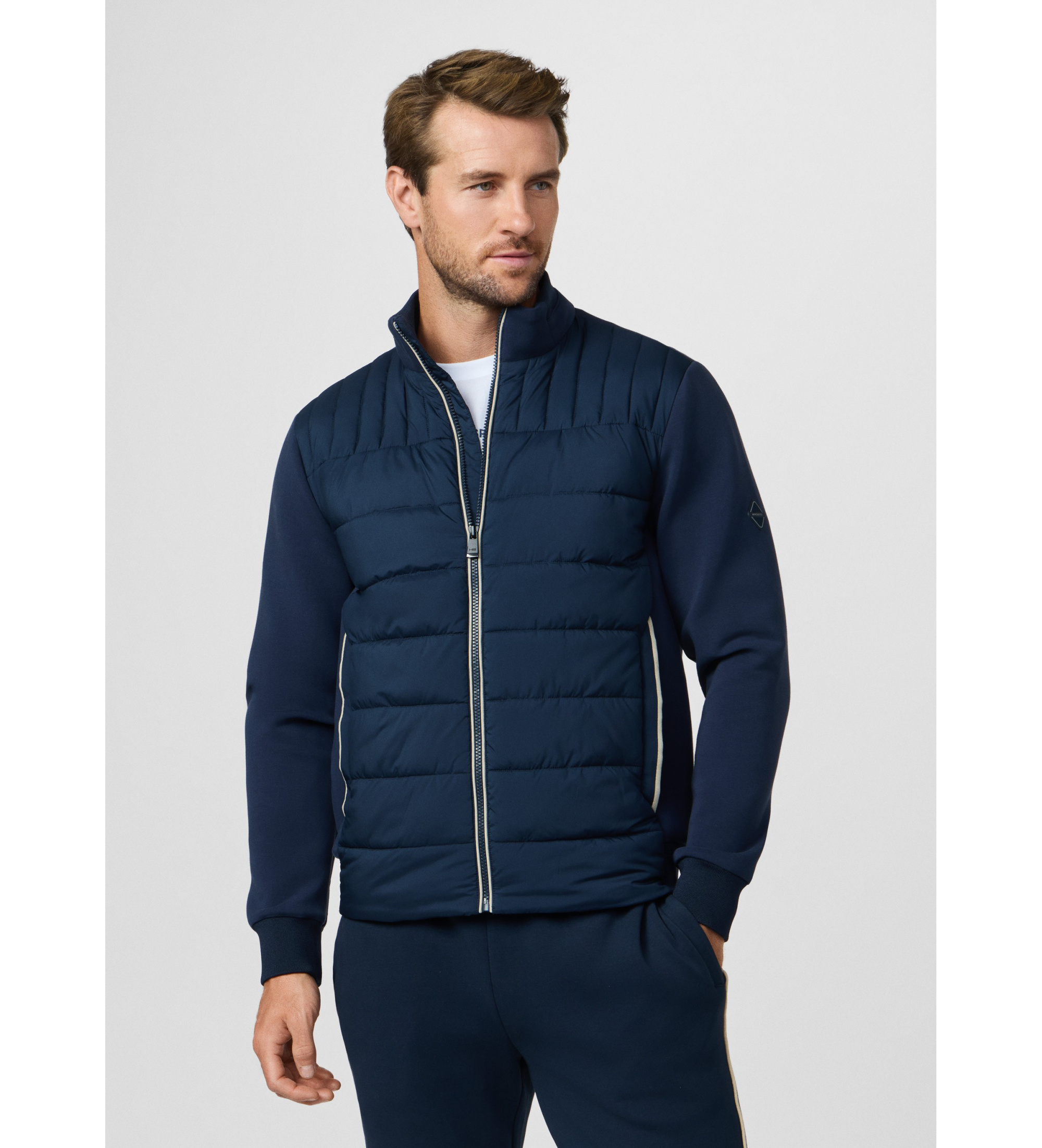 Hackett London für Herren. HM5800094 Estate Hybrid Jacke navy (M), Lässig, Polyester, Marine