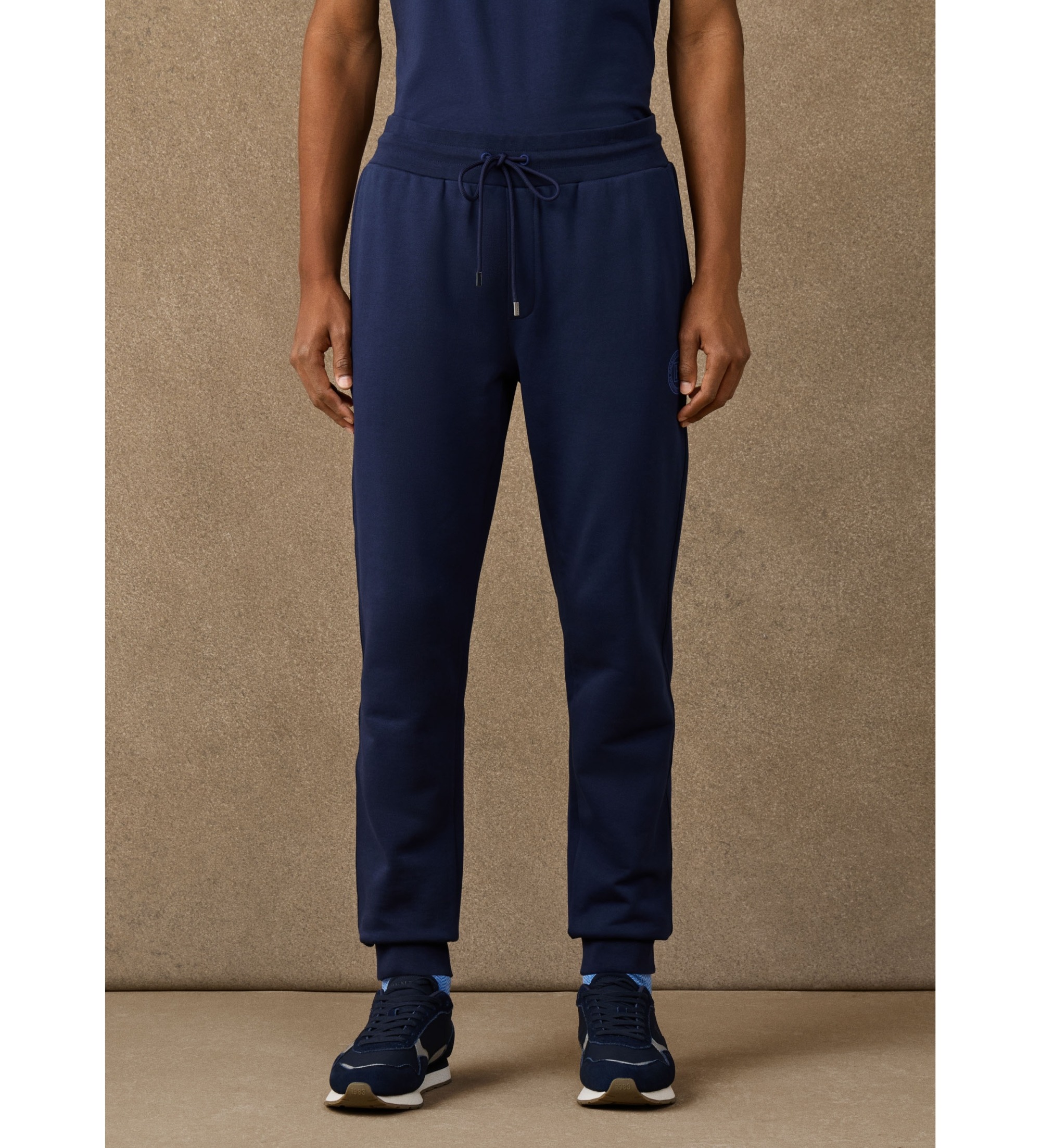 Hackett Londonvoor mannen. HM5800129 Joggingbroek H marineblauw (S), Casual, Katoen