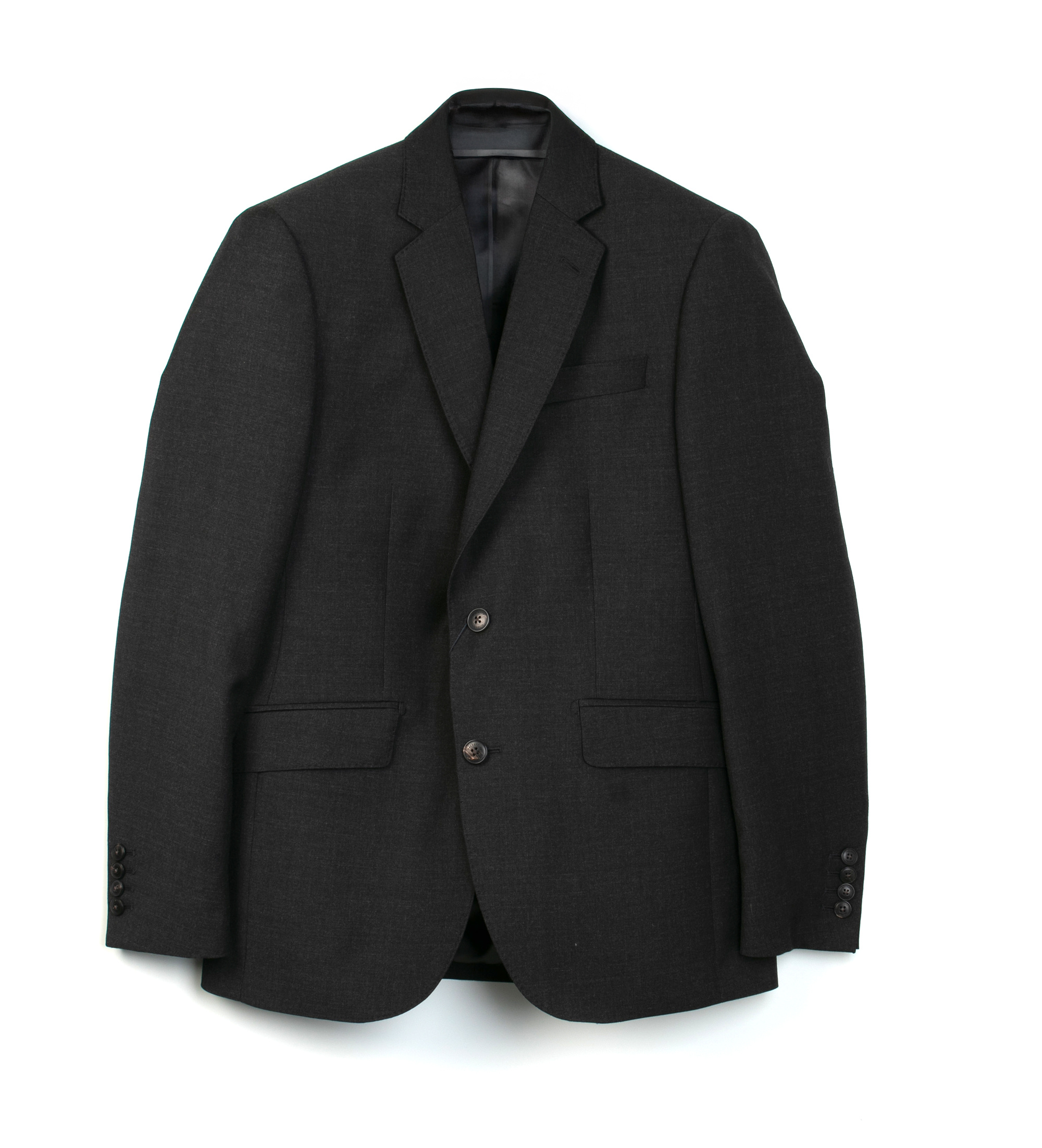 Hackett London für Herren. HM470554R Schlichter grauer Wollblazer (44/32), Lässig, Wolle