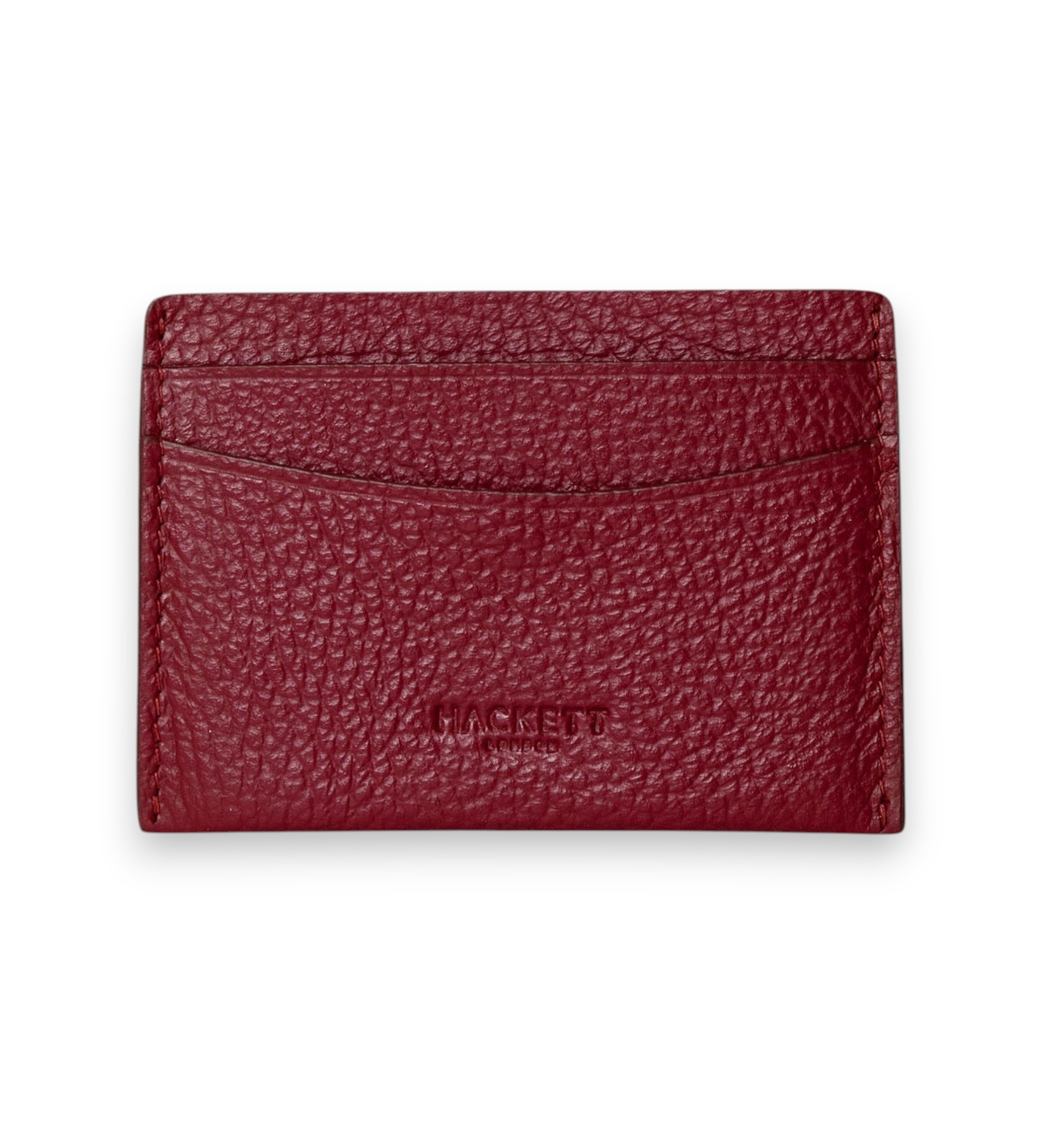 Hackett Londonvoor mannen. HM413574 Leren kaarthouder Colour bordeaux (OSFA), Casual, Klassiek, Leer
