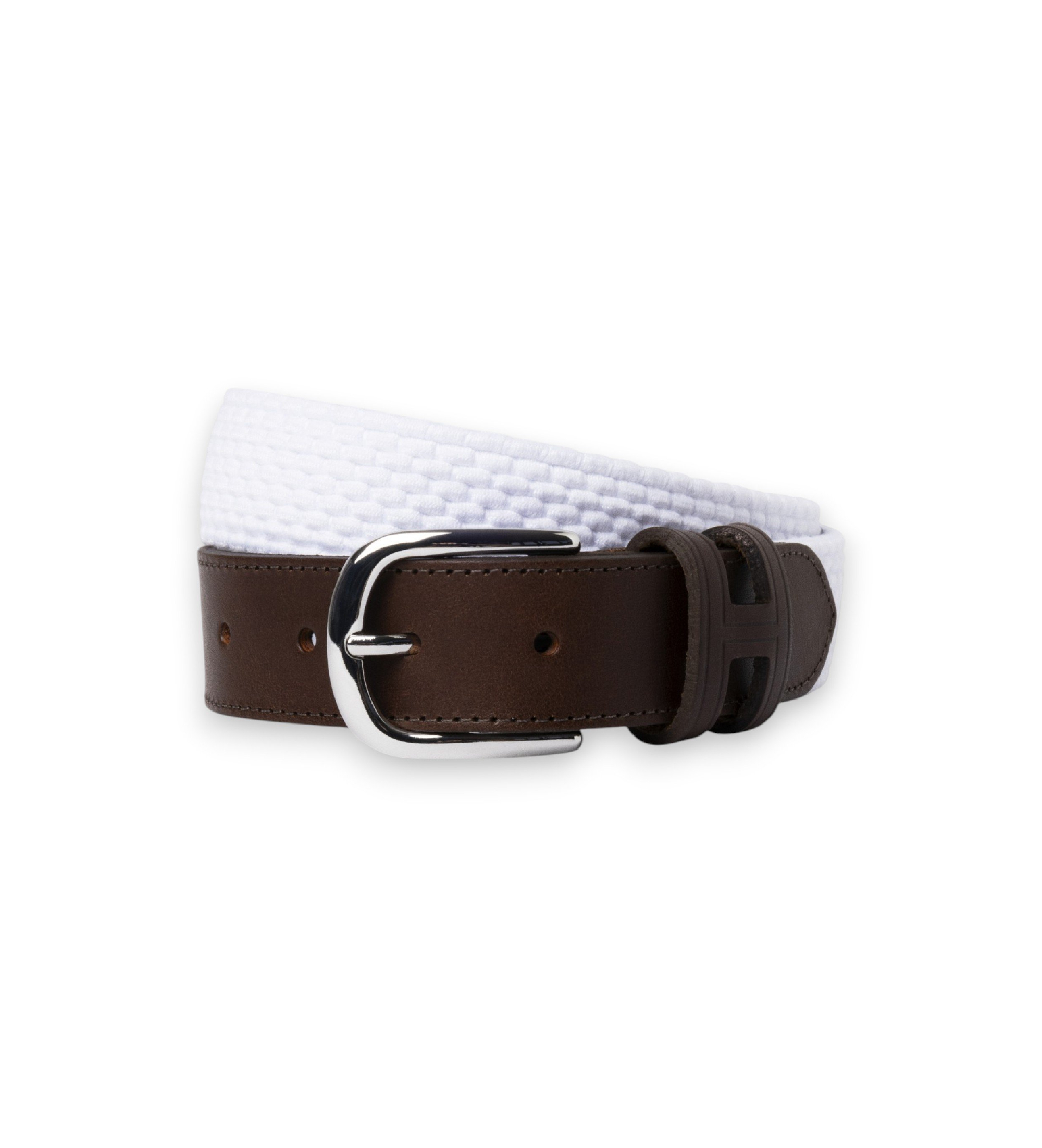 Hackett London für Herren. HM413225 Fallschirmgürtel weiß (XL), Lässig, Polyester